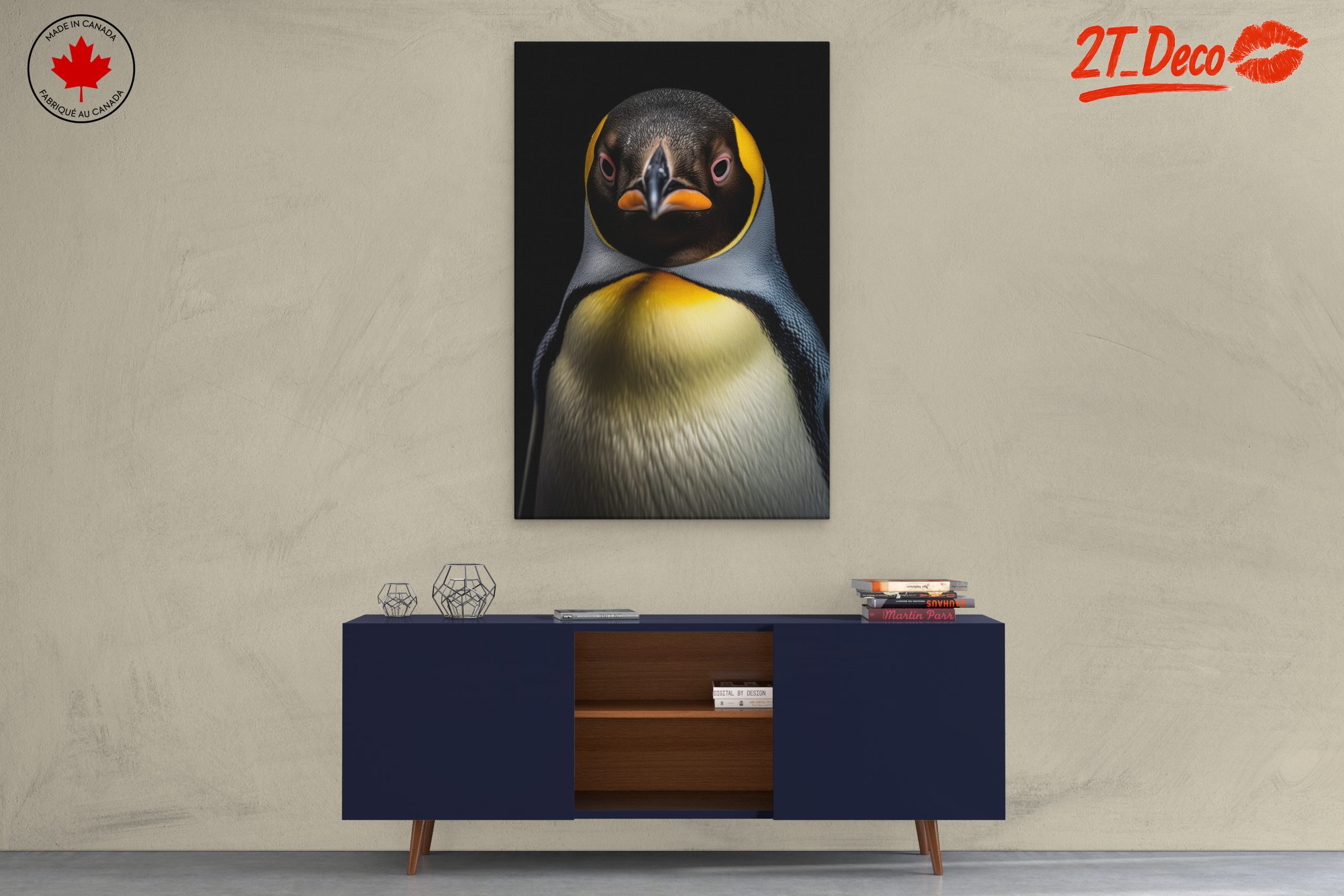 Stunning Artistic Penguin Portrait - Image 3