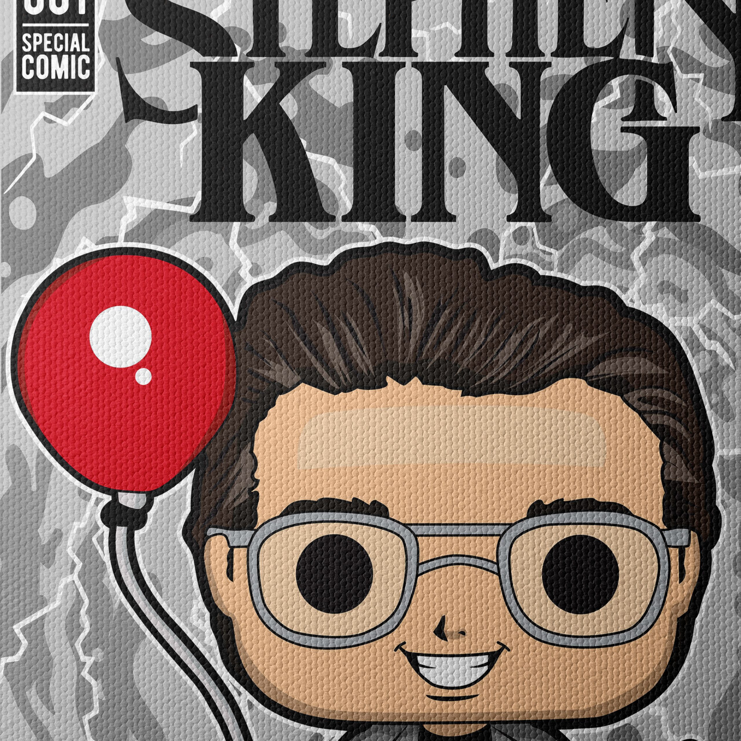 Stylized Stephen King Comic Art - Image 4