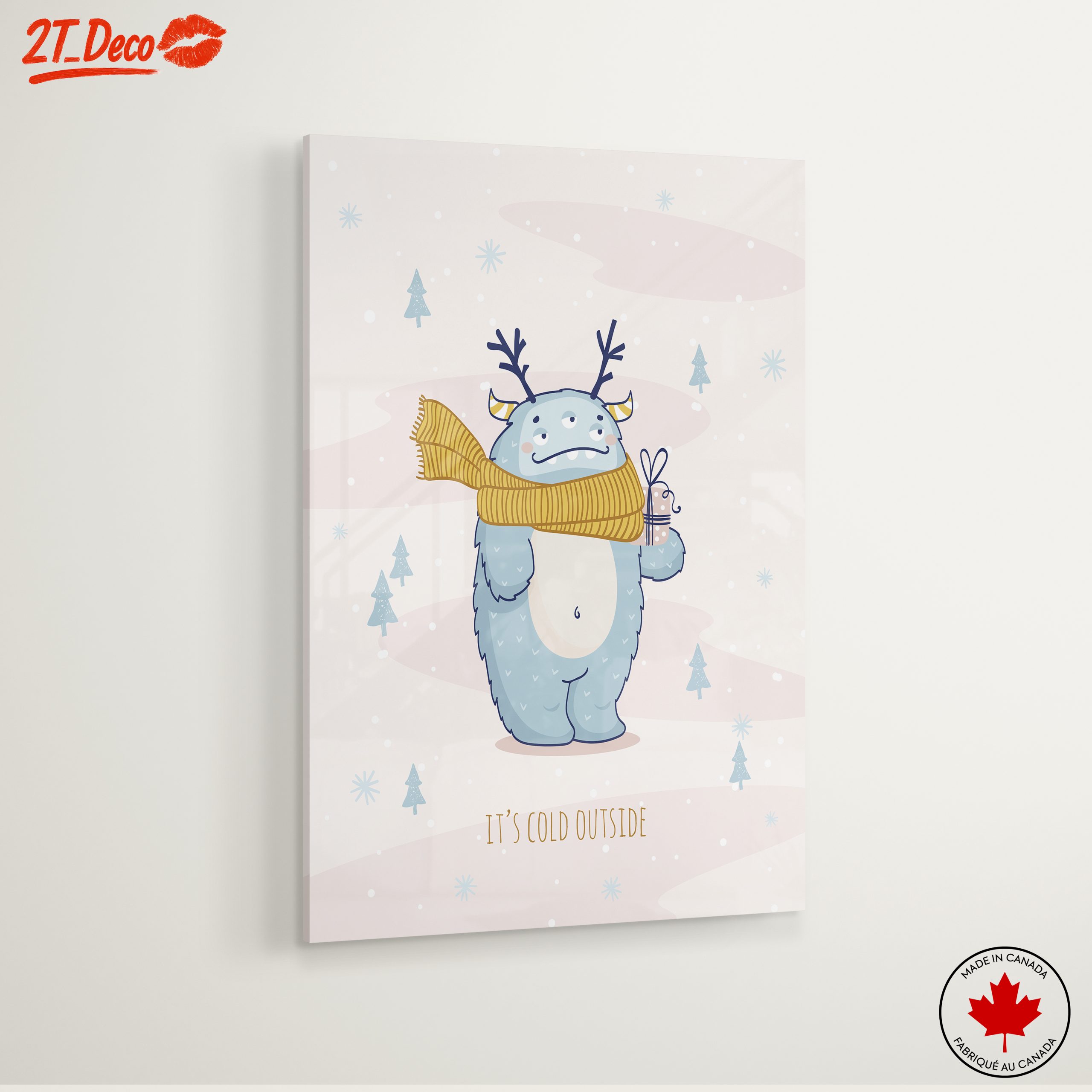 Cute Winter Creature in Winter Scarf - Image 6