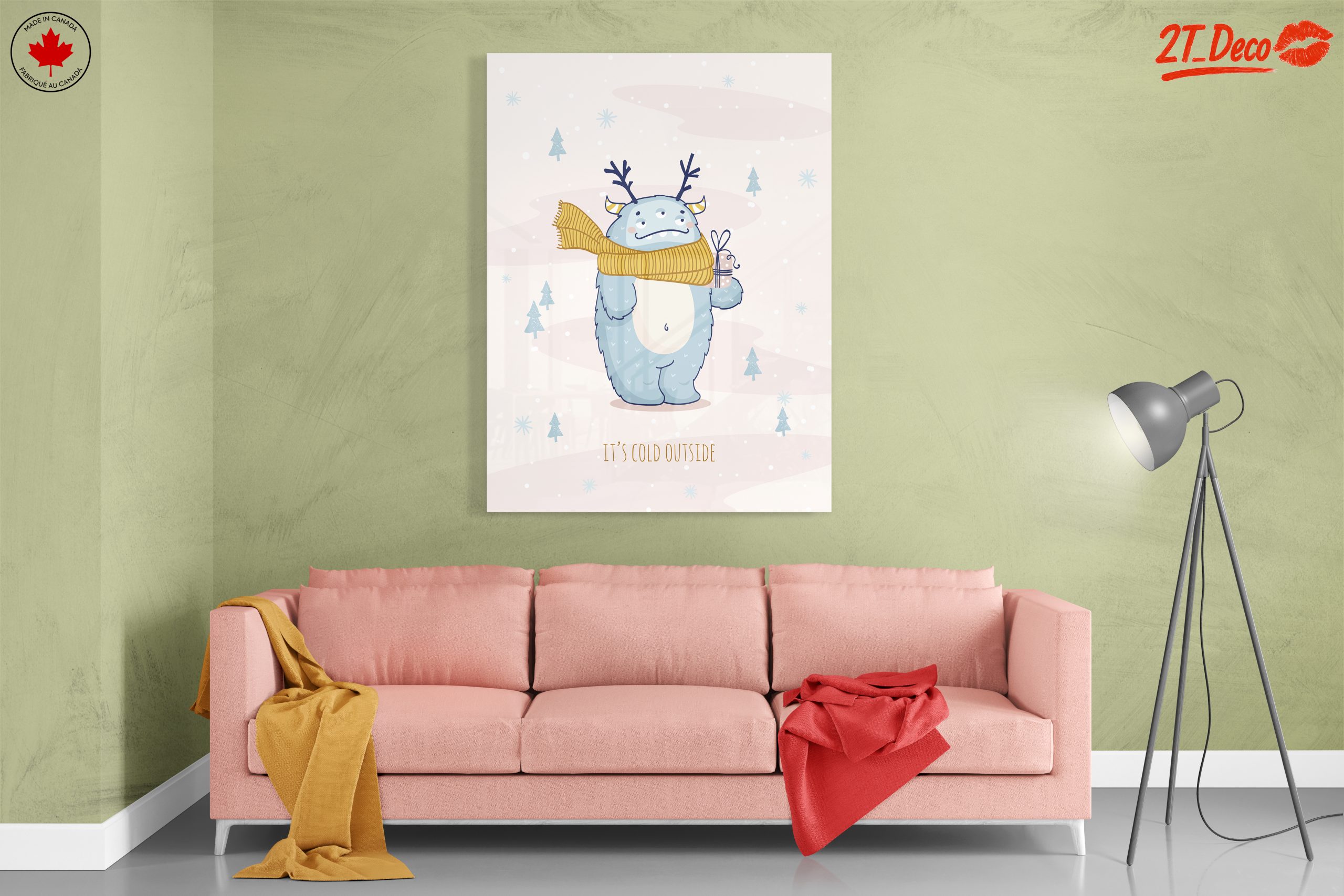 Cute Winter Creature in Winter Scarf - Image 7