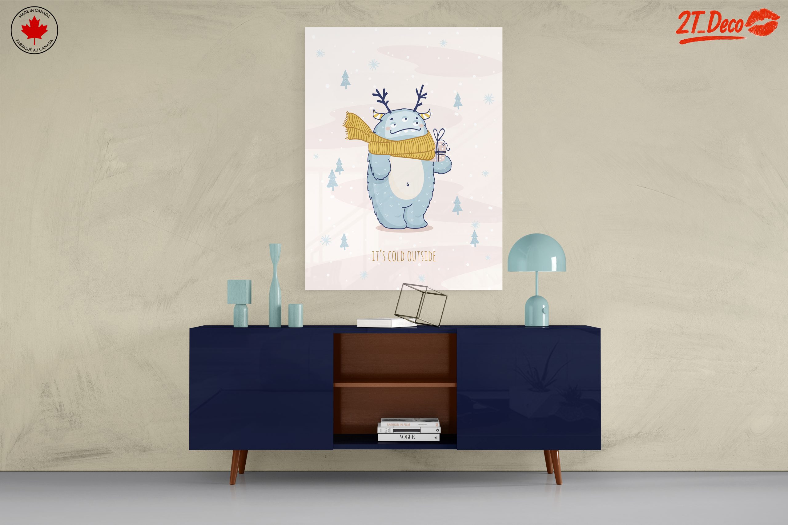 Cute Winter Creature in Winter Scarf - Image 8