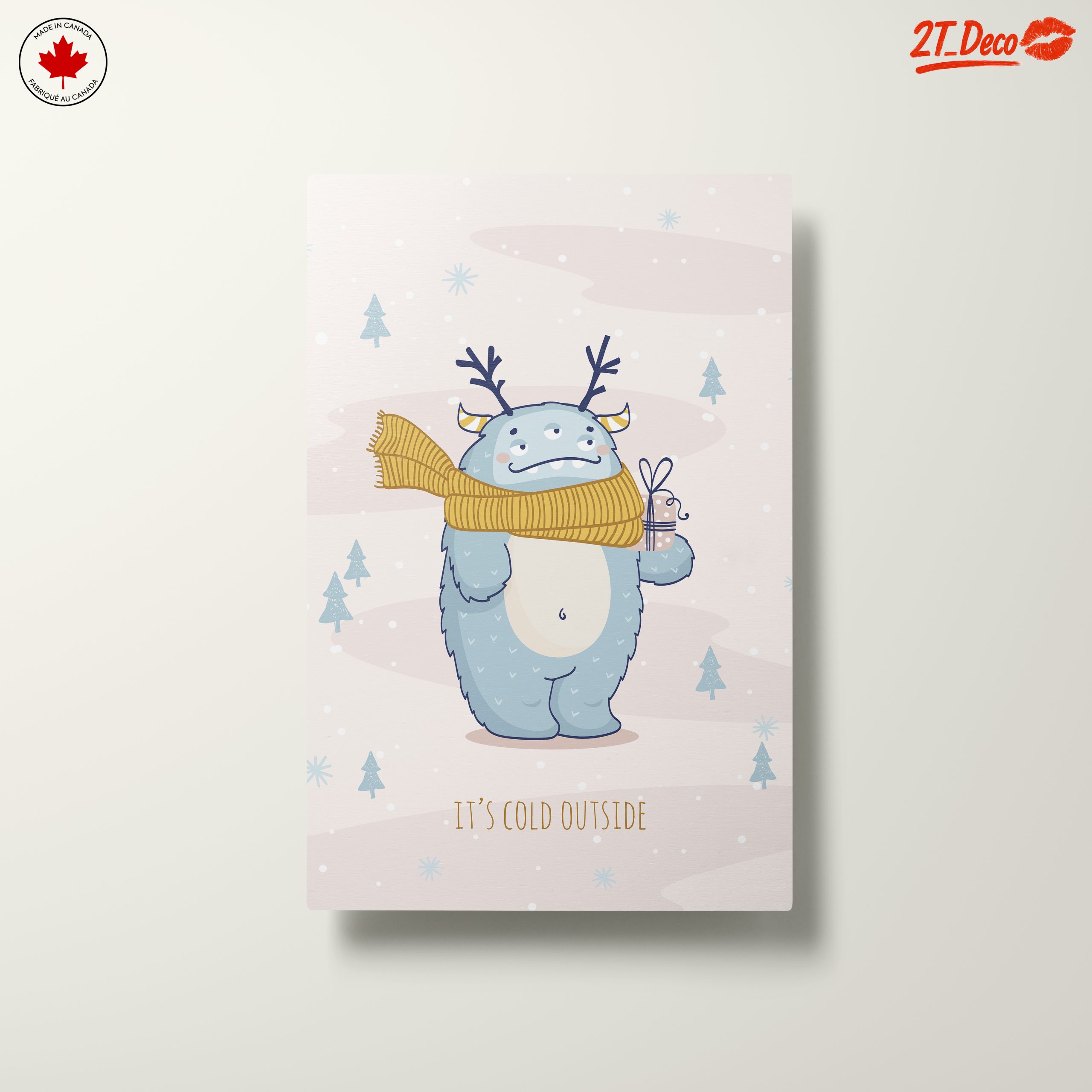 Cute Winter Creature in Winter Scarf - Image 10