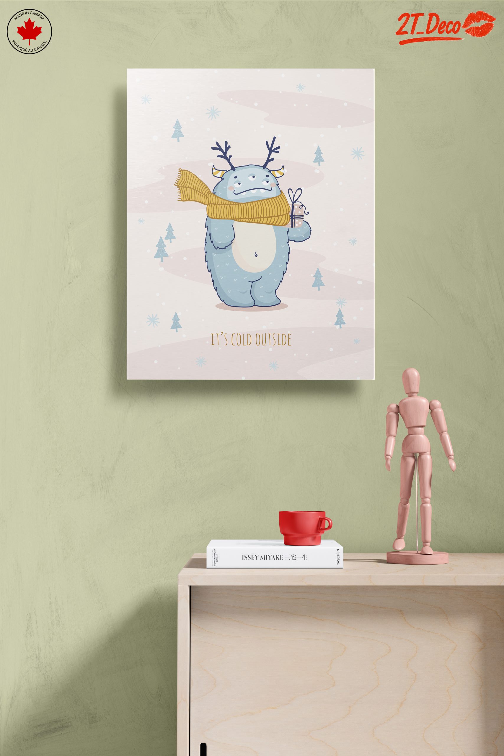 Cute Winter Creature in Winter Scarf - Image 14