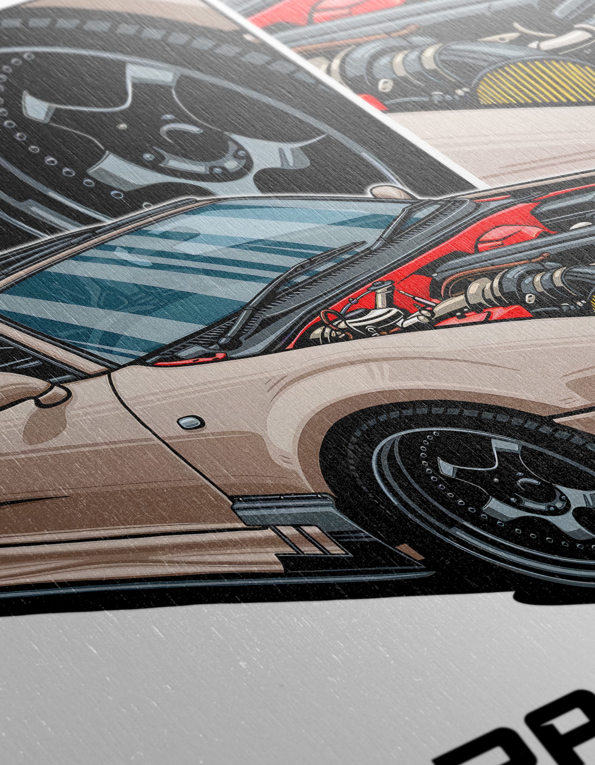 Toyota Supra MK4 Art Illustration - Image 12