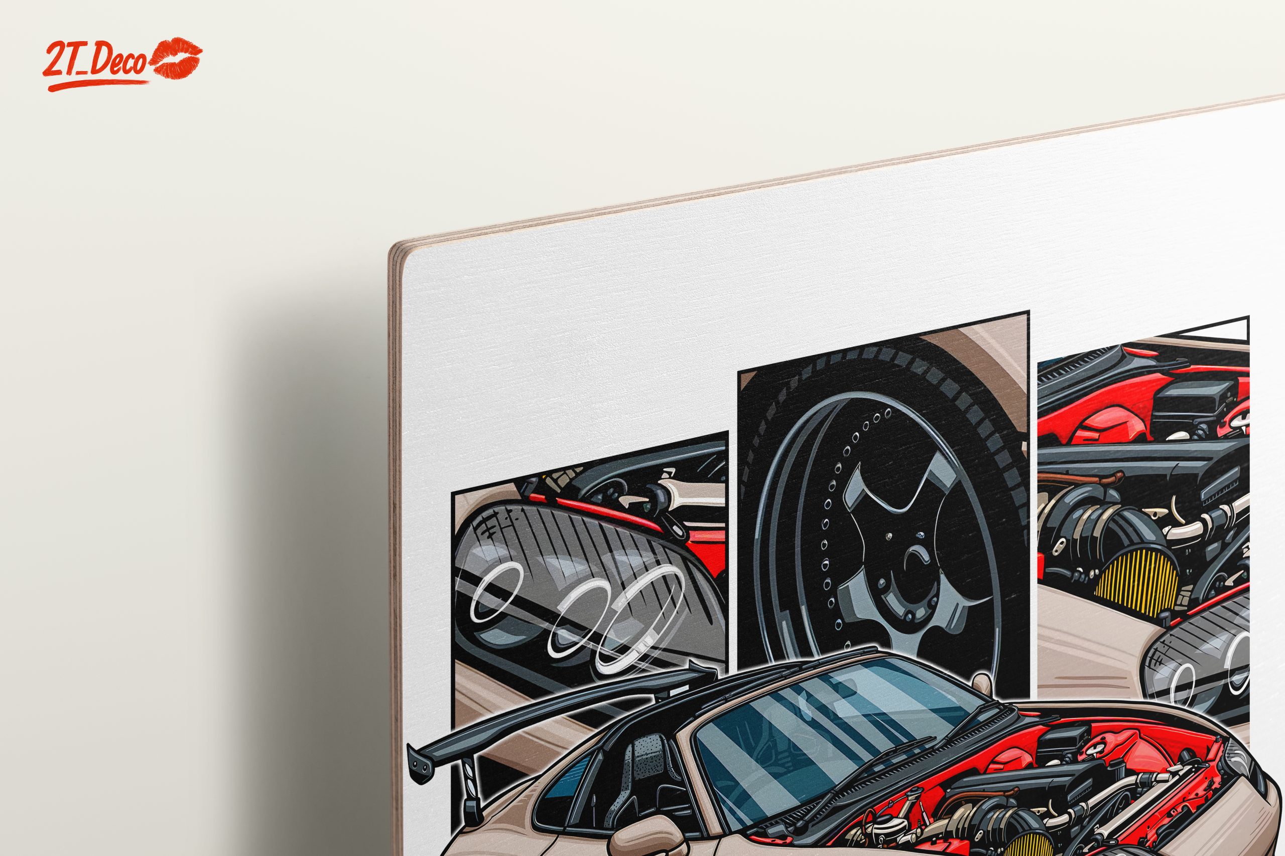 Toyota Supra MK4 Art Illustration - Image 15