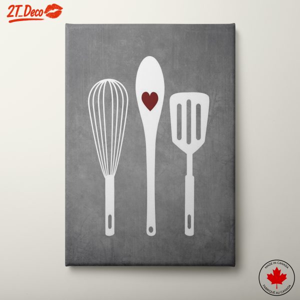 Stylish Kitchen Utensil Art for Cooking Enthusiasts