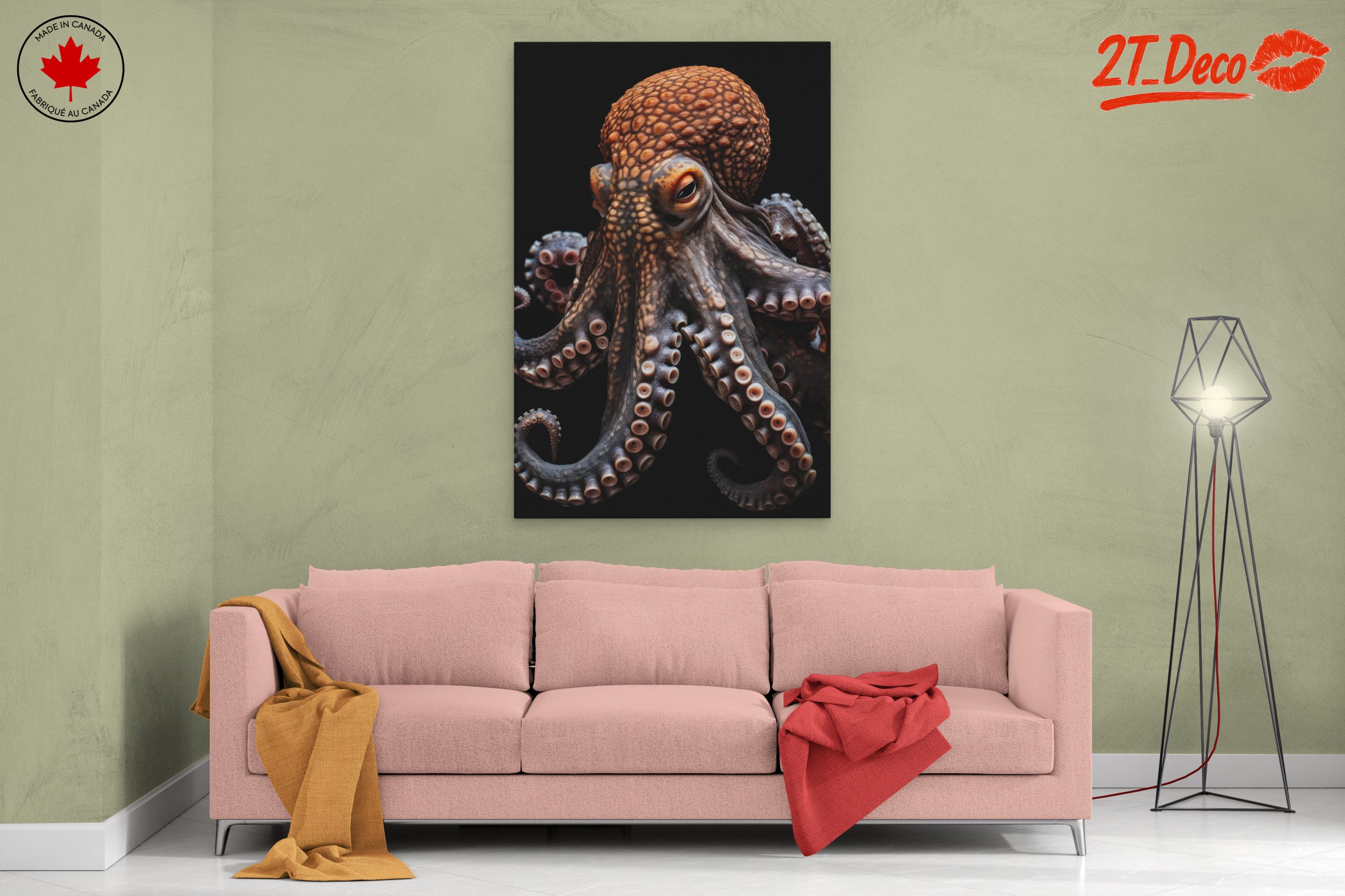 Stunning Octopus Wall Art - Image 2