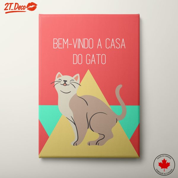 Whimsical Cat Wall Art