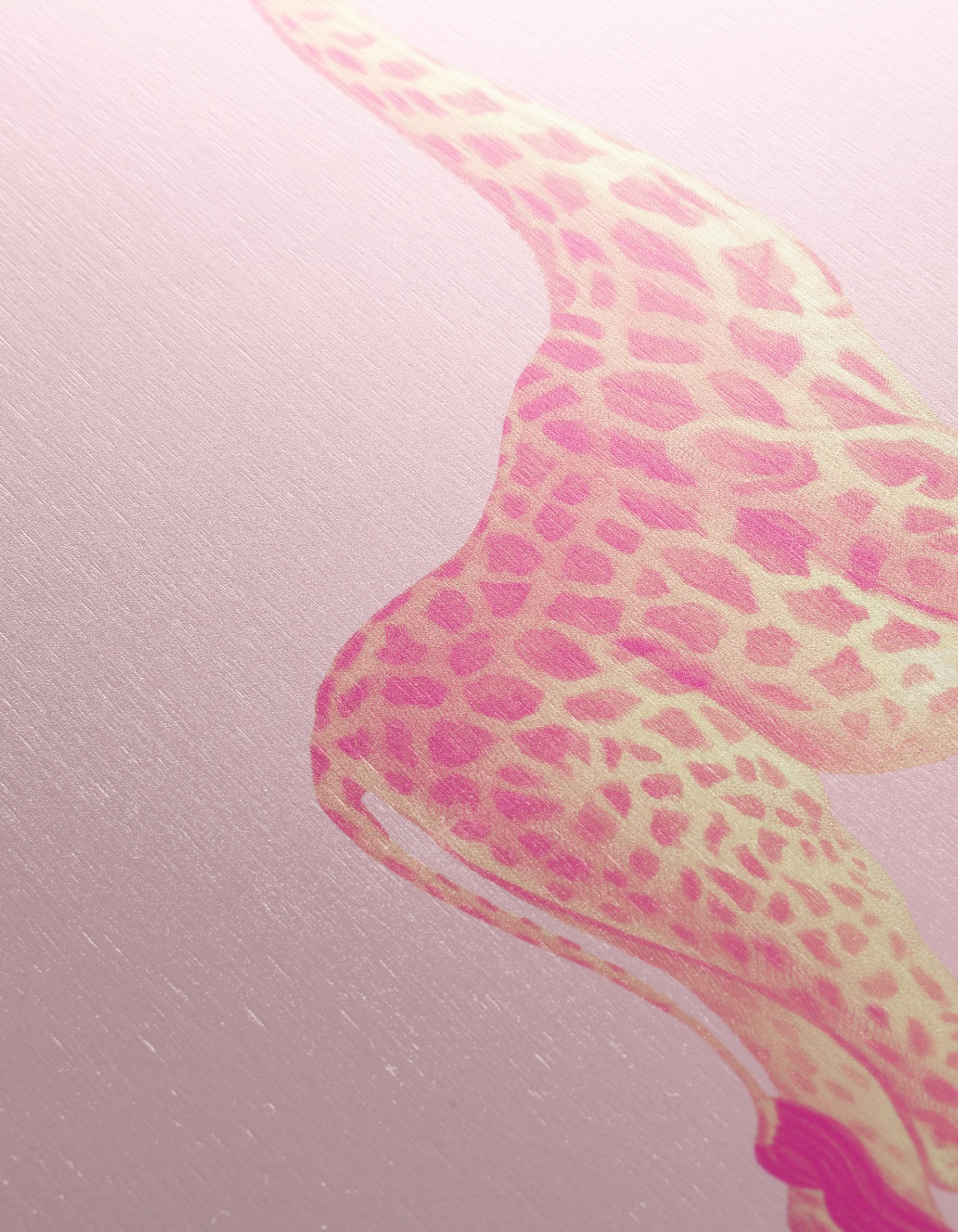 Whimsical Giraffe with Pink Background - Image 12