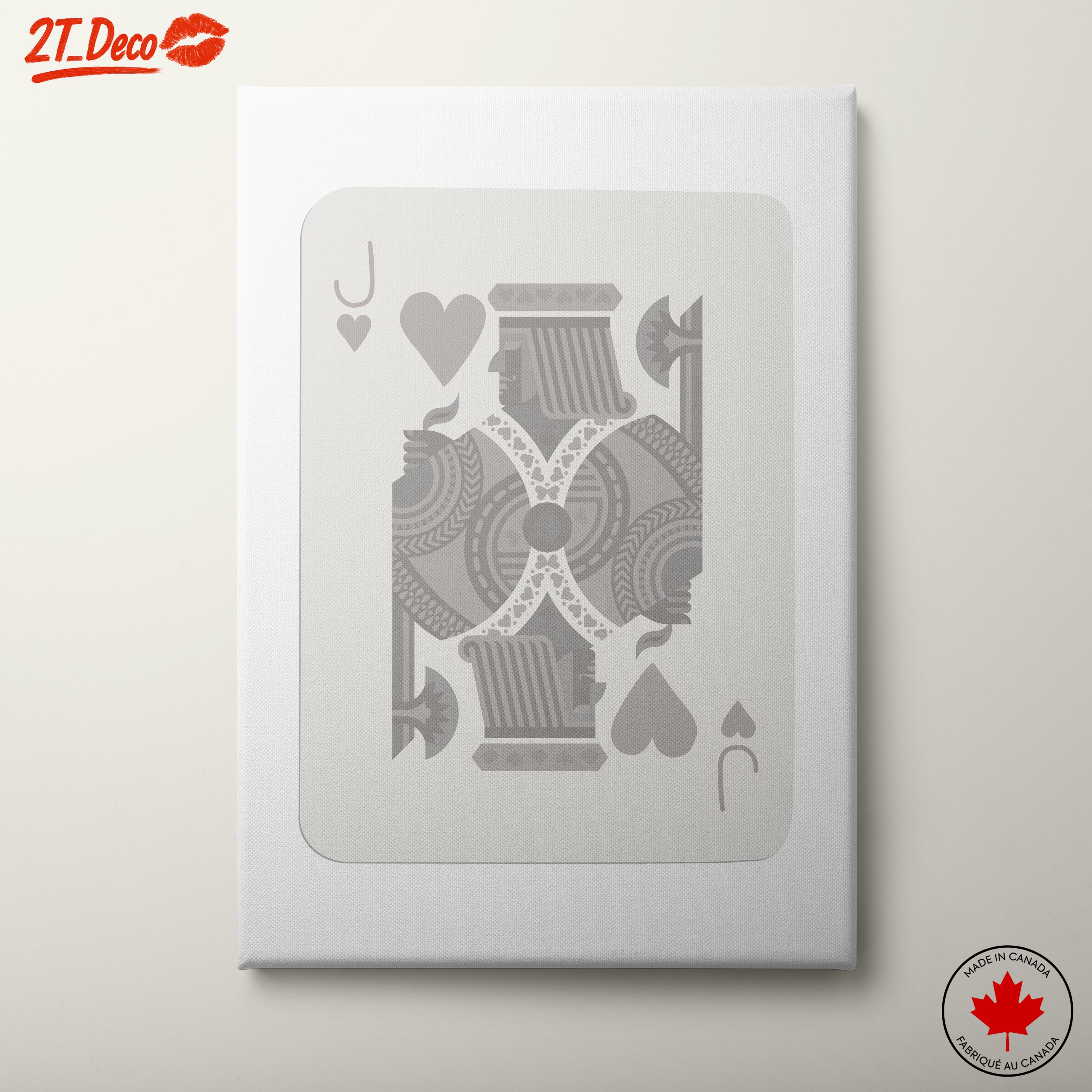Stylized Playing Card Design Art