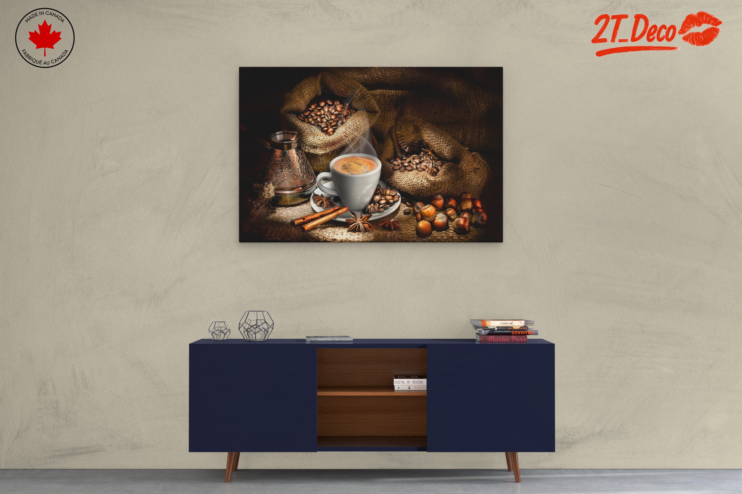 Freshly Brewed Coffee with Spices and Beans - Image 3