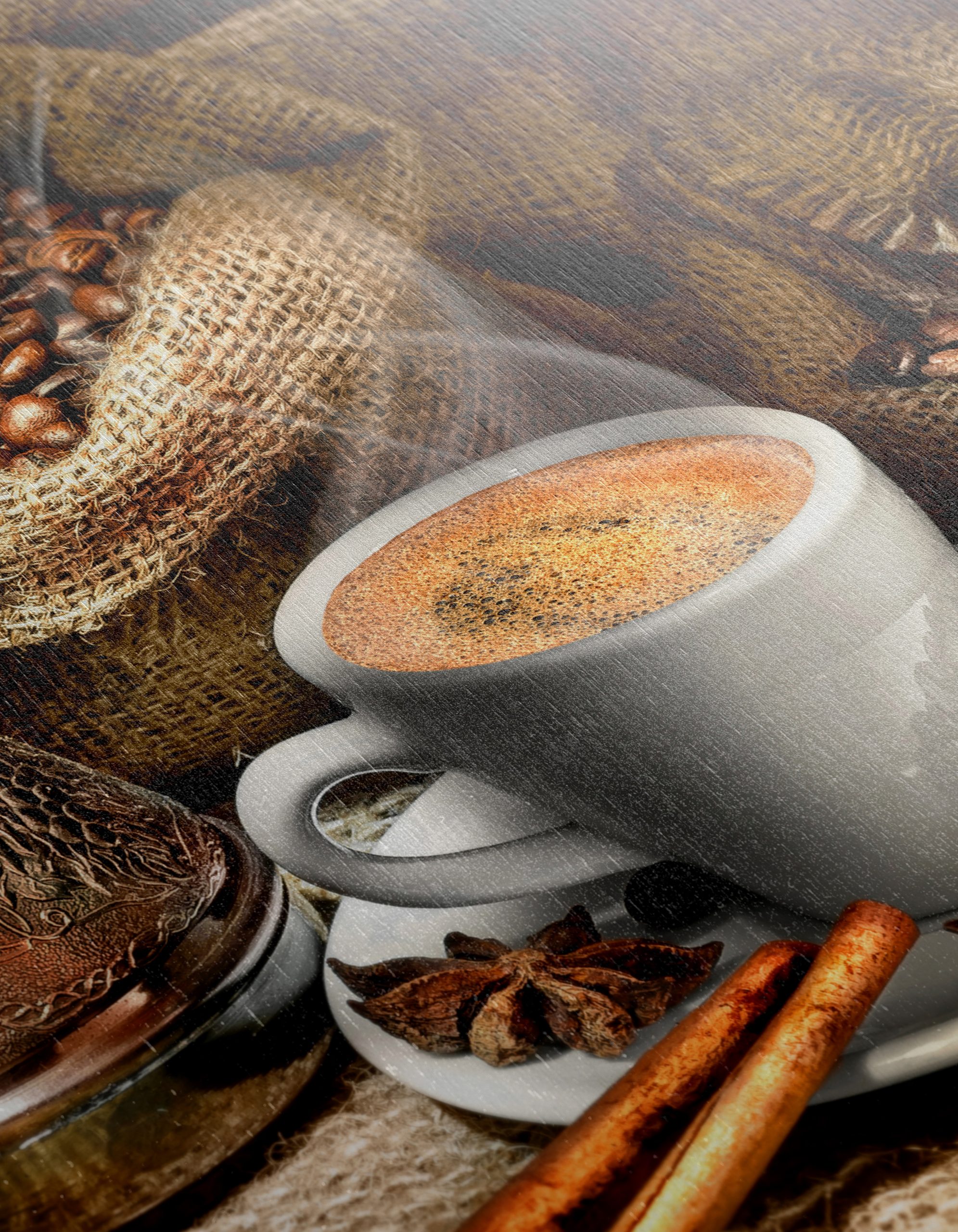Freshly Brewed Coffee with Spices and Beans - Image 12