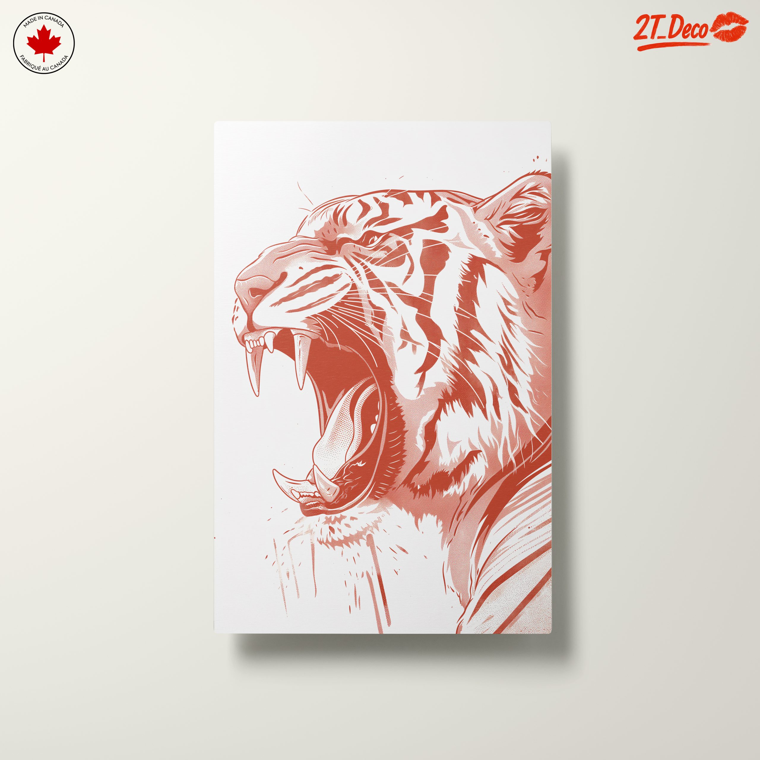 Artistic Tiger Portrait in Bold Style - Image 10