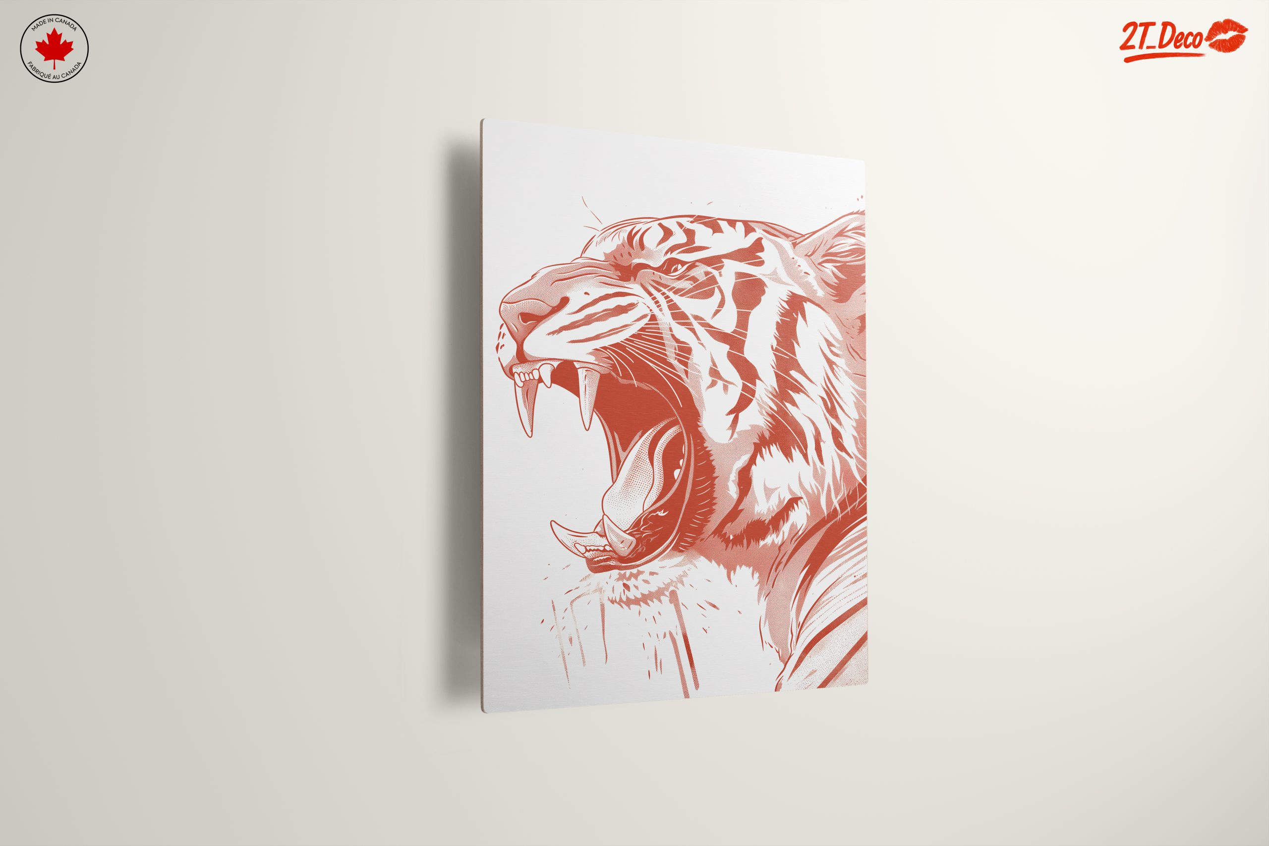 Artistic Tiger Portrait in Bold Style - Image 13
