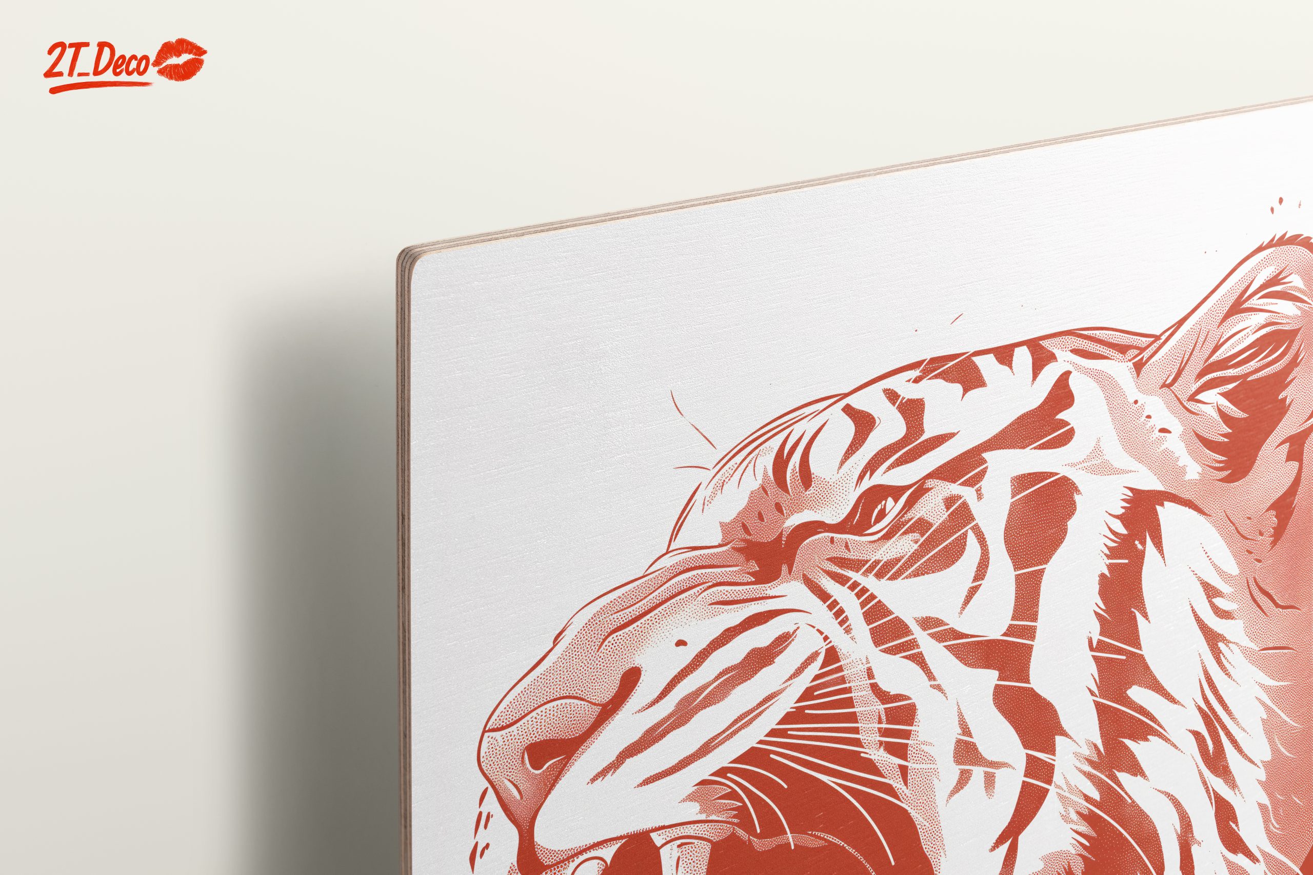 Artistic Tiger Portrait in Bold Style - Image 15