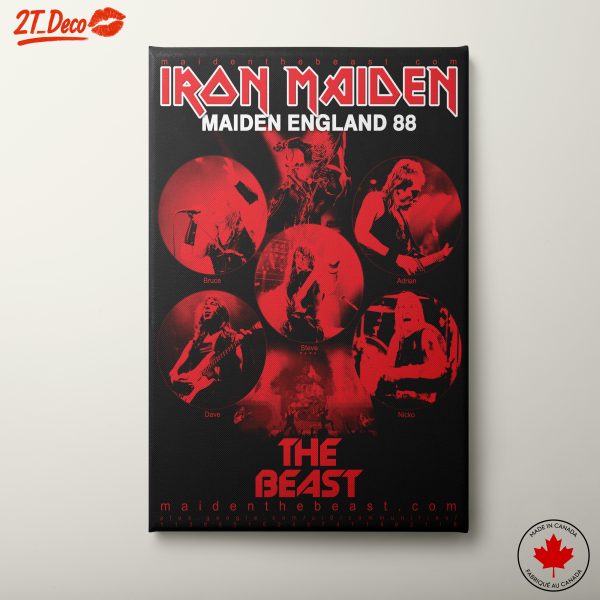 Iron Maiden Concert Artwork from 1988