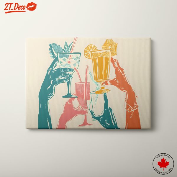 Cheers to Friendship Celebration Art