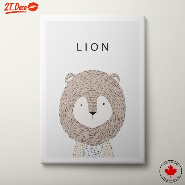 Whimsical Lion Illustration for Kids