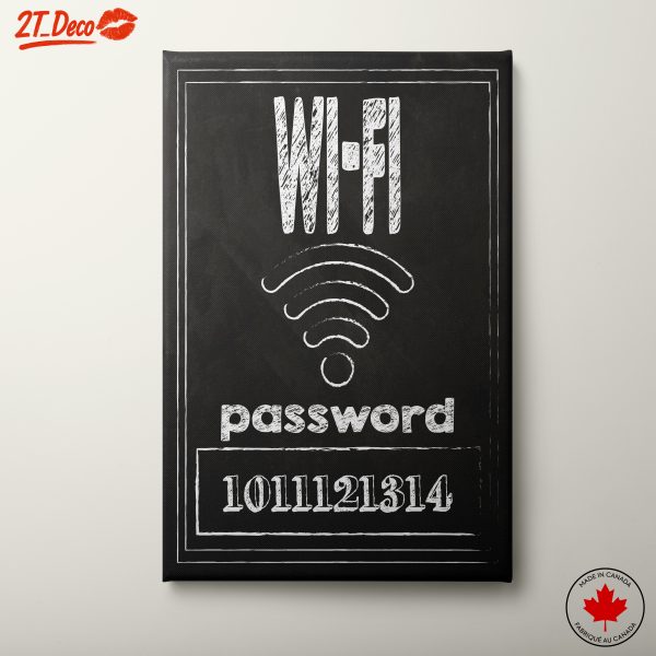Wi-Fi Password Wall Art