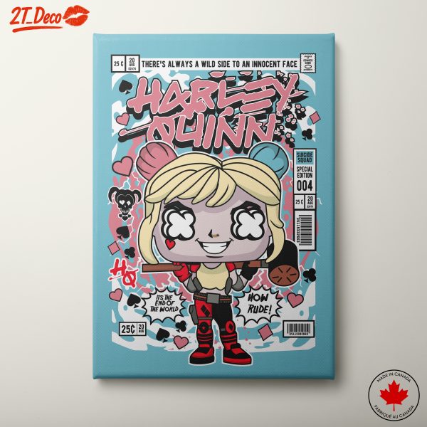 Harley Quinn Cartoon Art