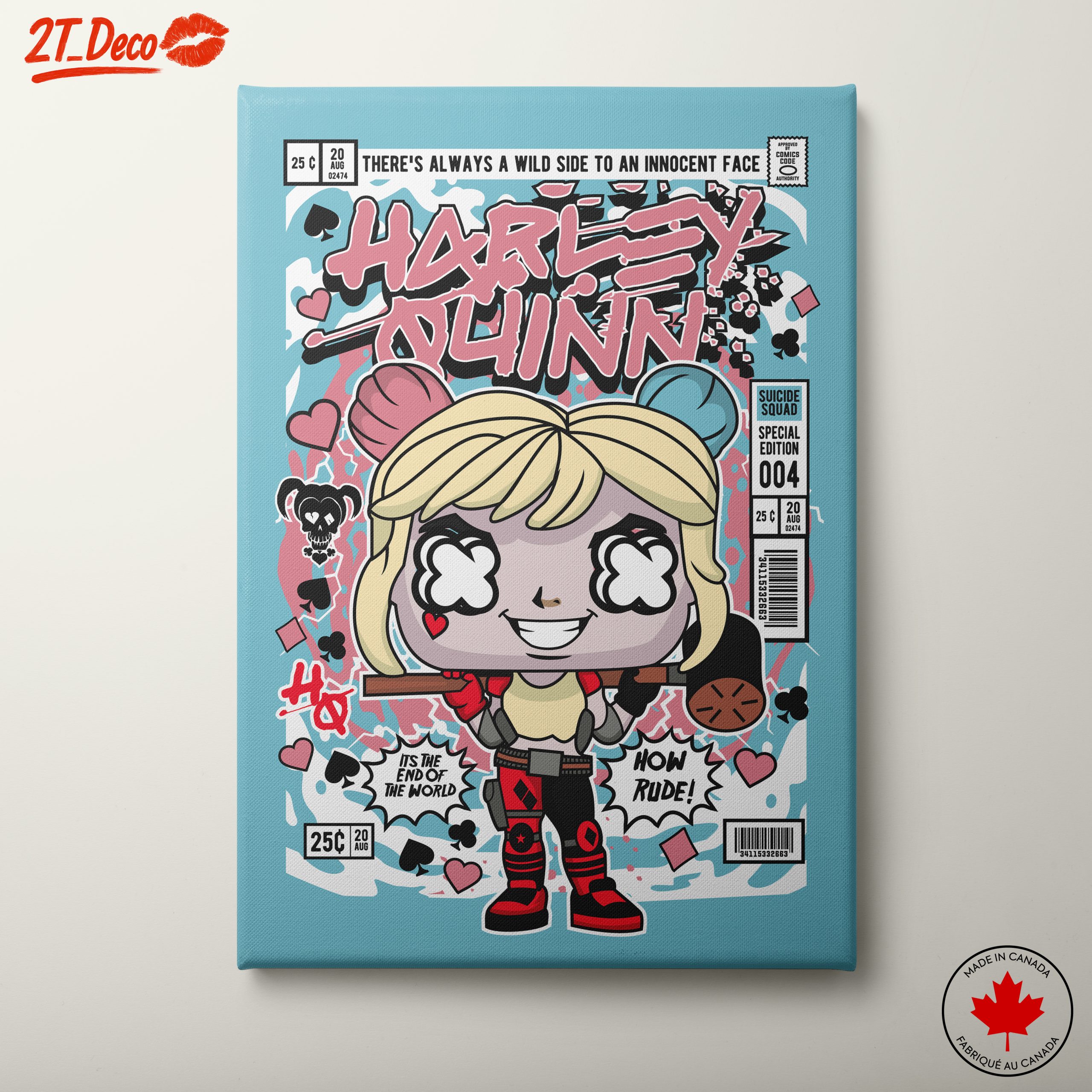 Harley Quinn Cartoon Art