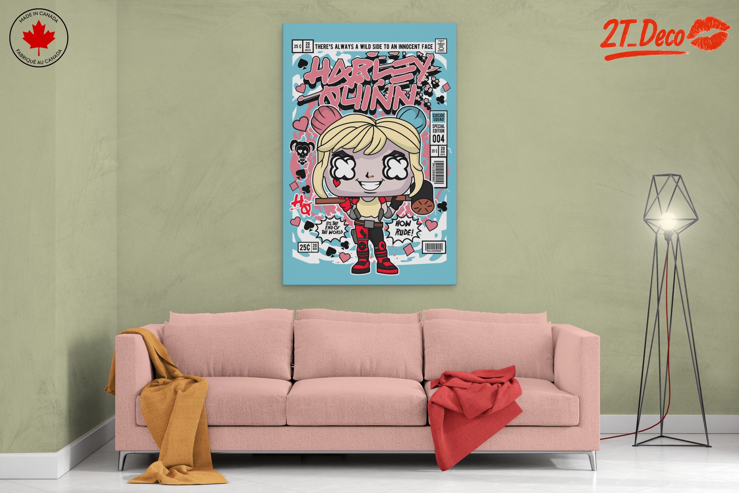 Harley Quinn Cartoon Art - Image 2