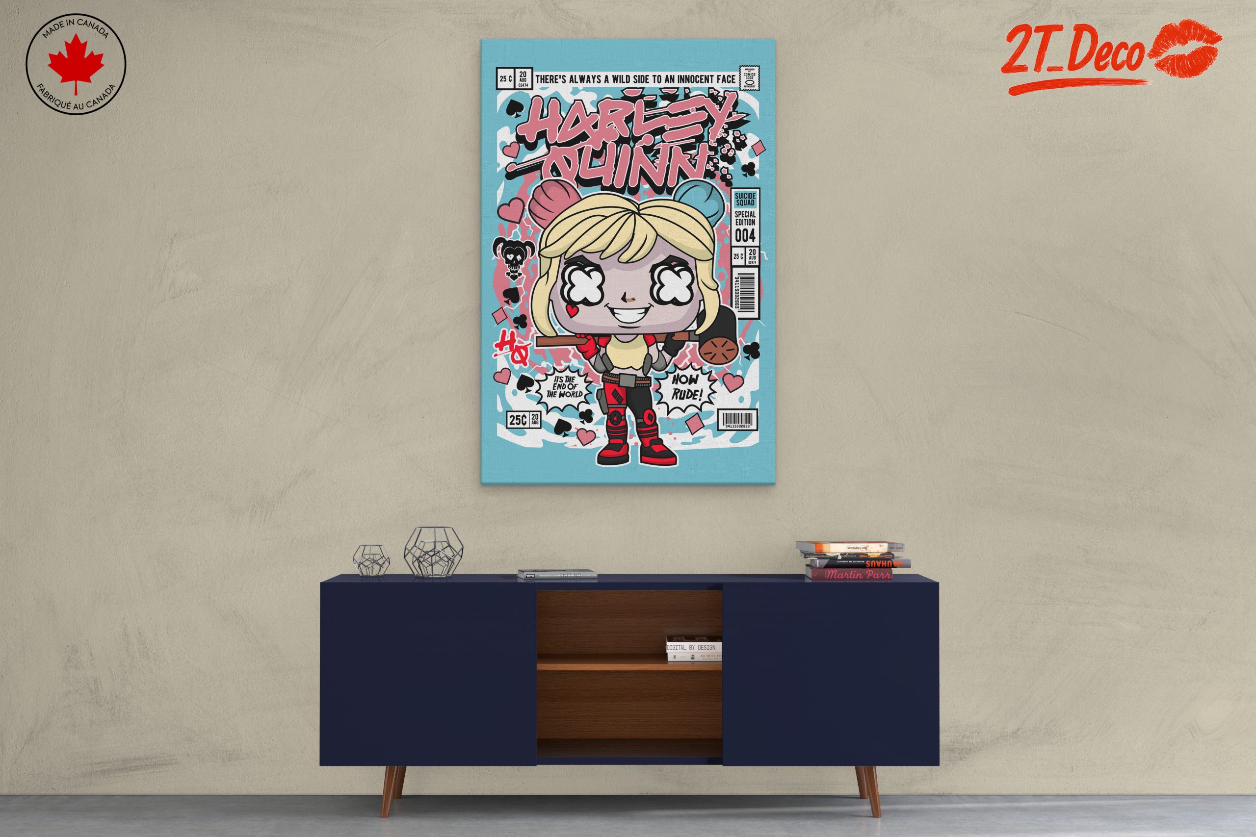 Harley Quinn Cartoon Art - Image 3