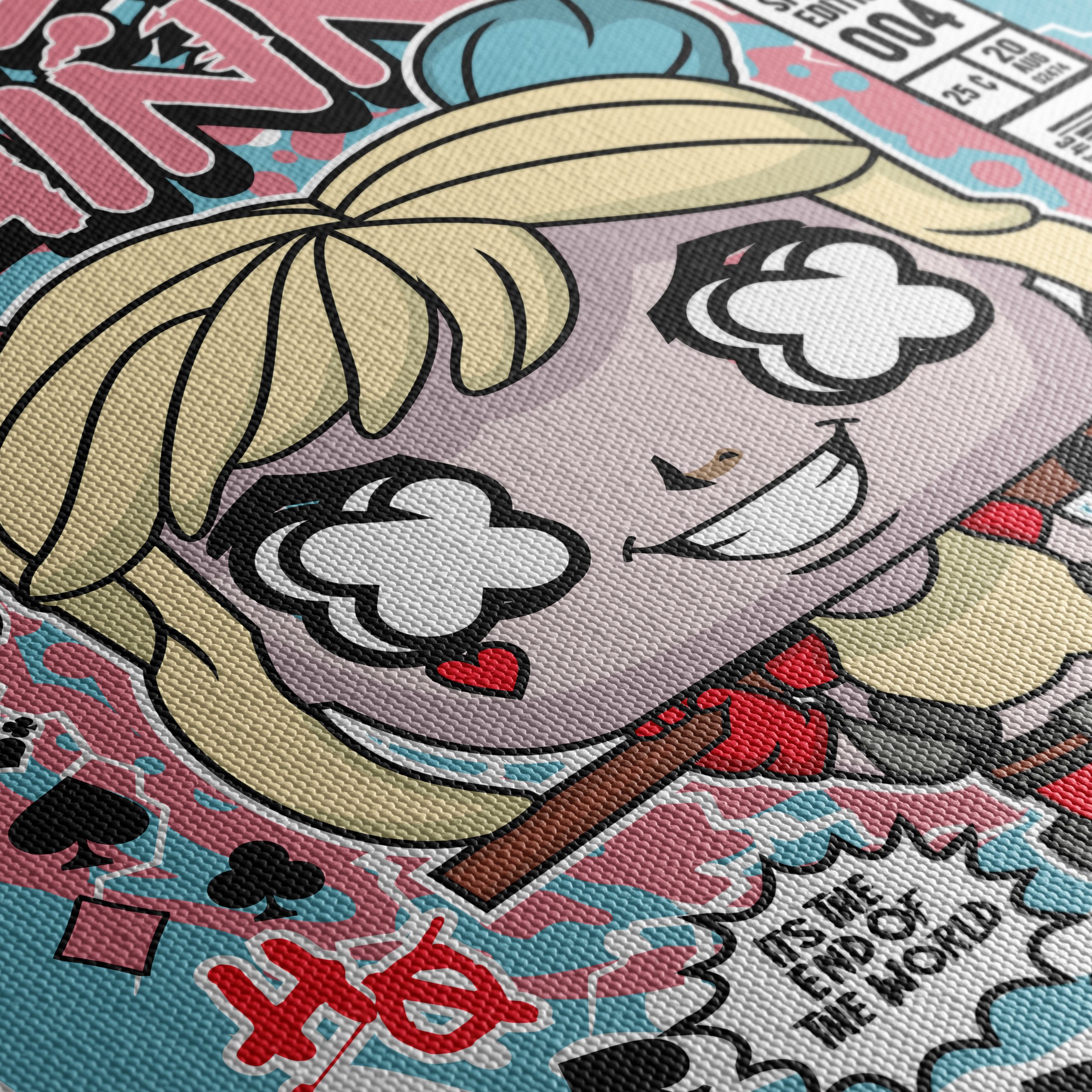 Harley Quinn Cartoon Art - Image 5