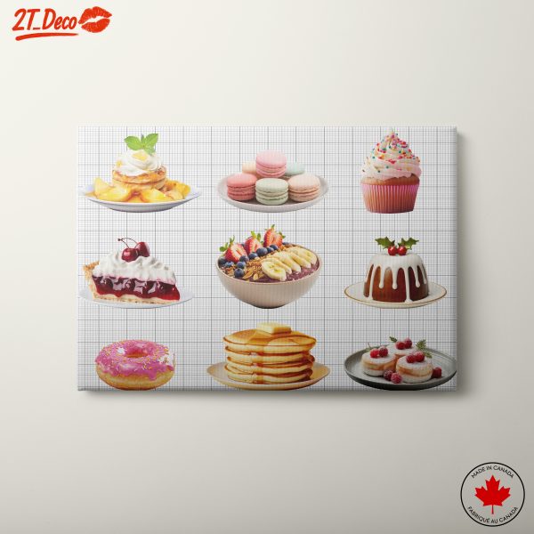 Colorful Dessert Composition