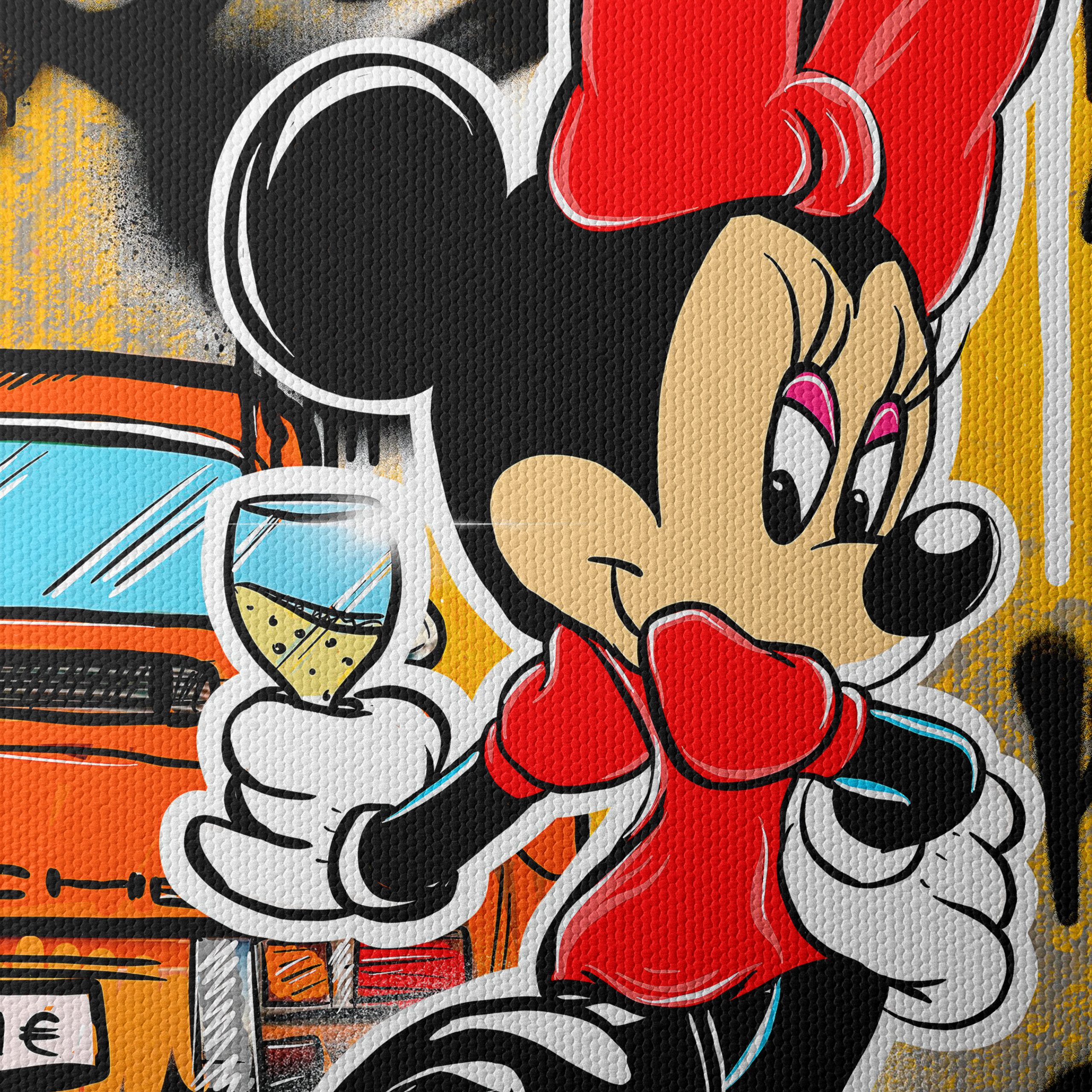 Minnie Mouse Urban Style Art - Image 4
