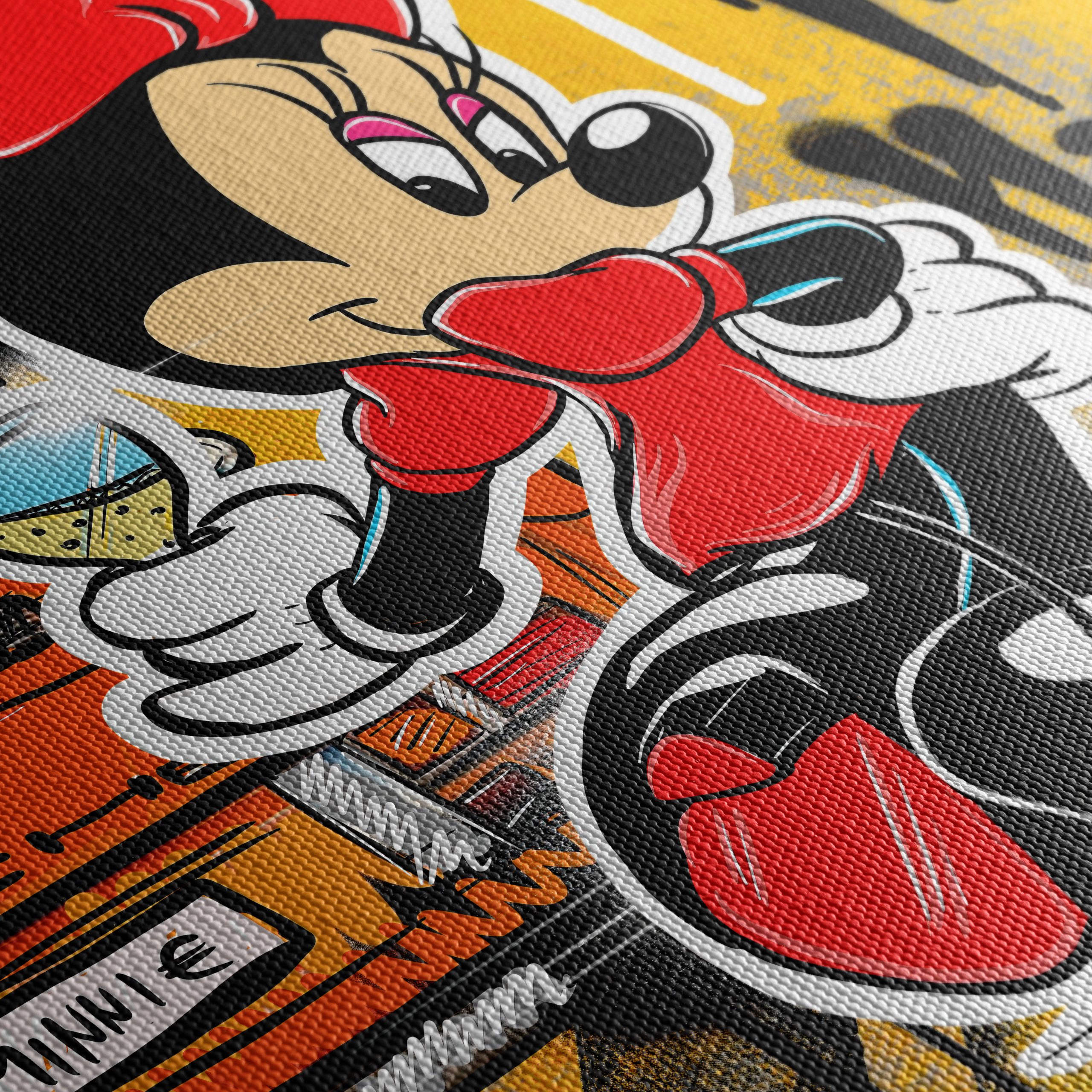 Minnie Mouse Urban Style Art - Image 5