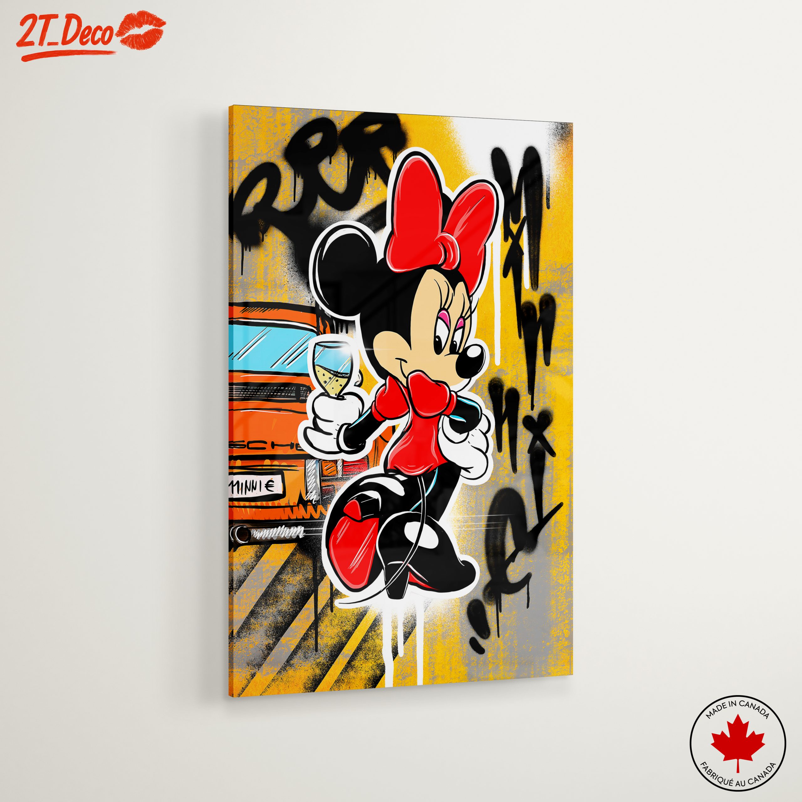 Minnie Mouse Urban Style Art - Image 6