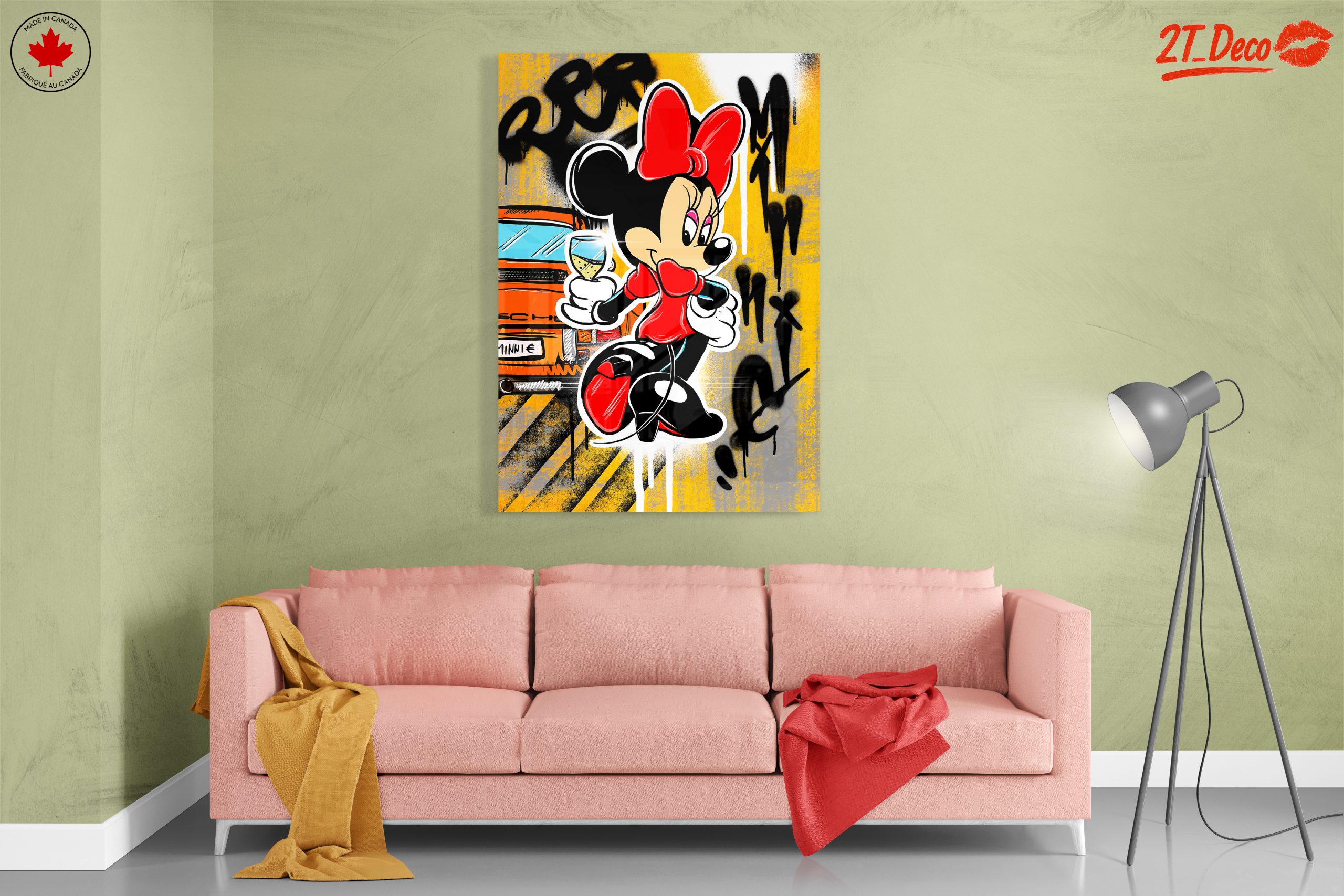 Minnie Mouse Urban Style Art - Image 7