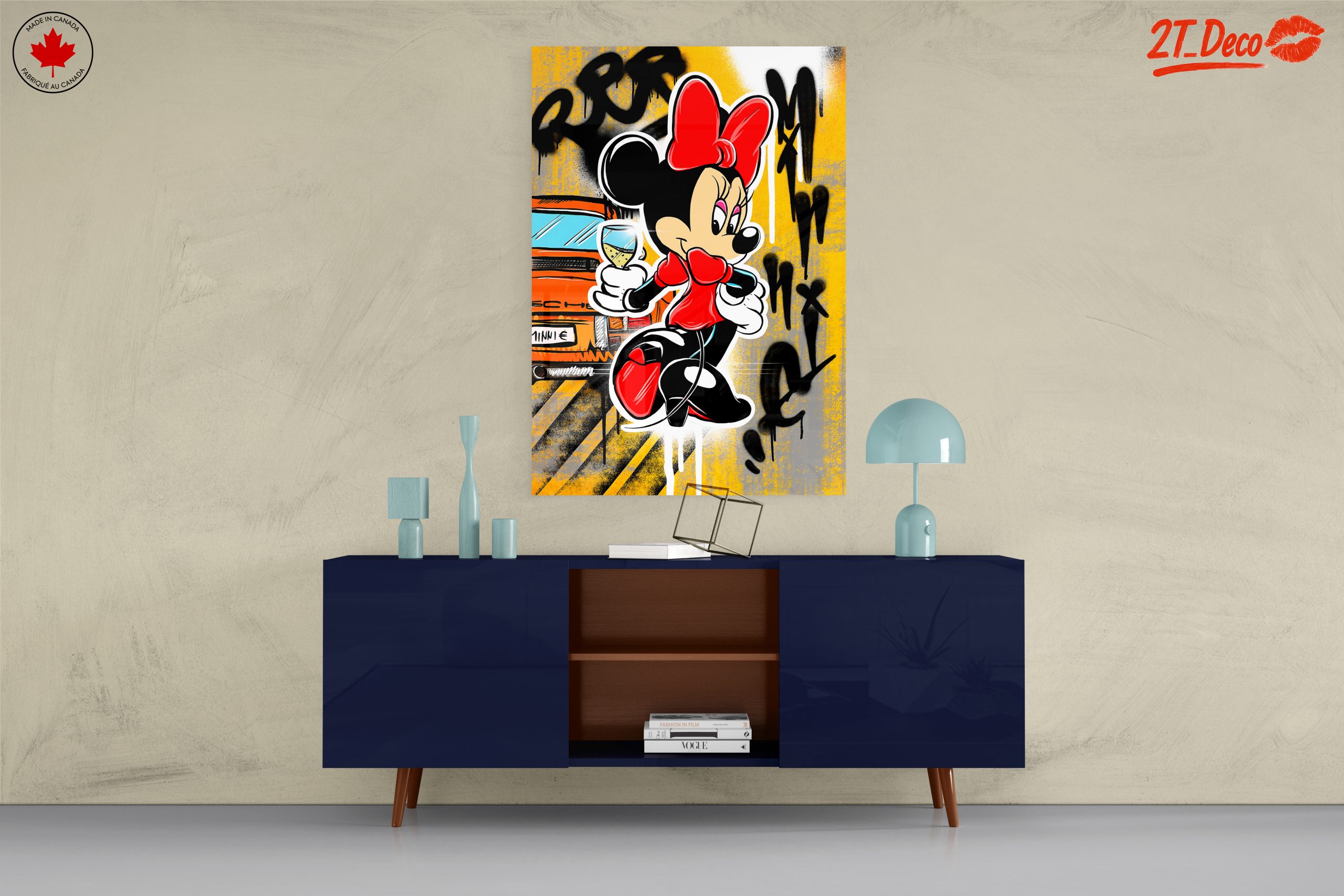 Minnie Mouse Urban Style Art - Image 8