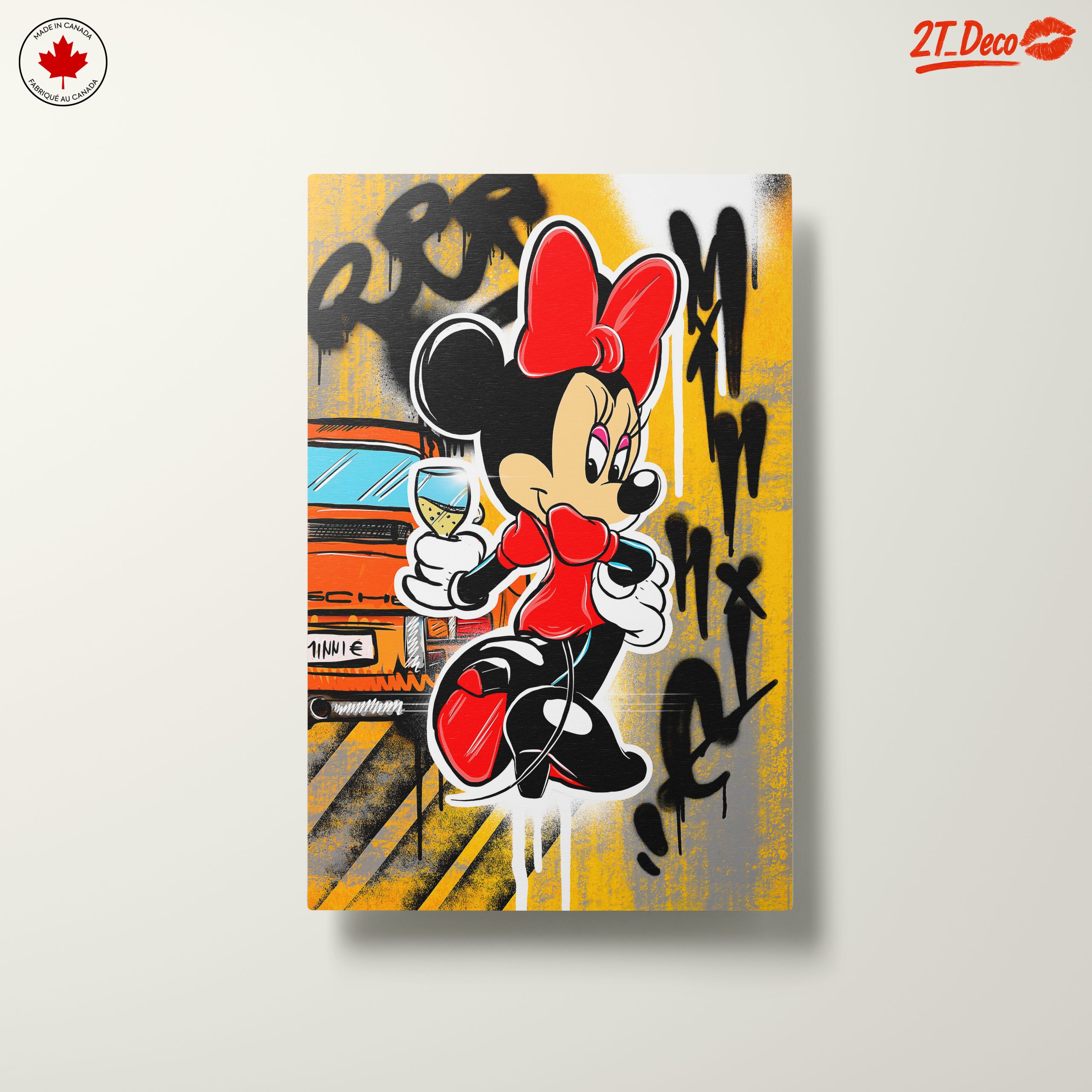 Minnie Mouse Urban Style Art - Image 10