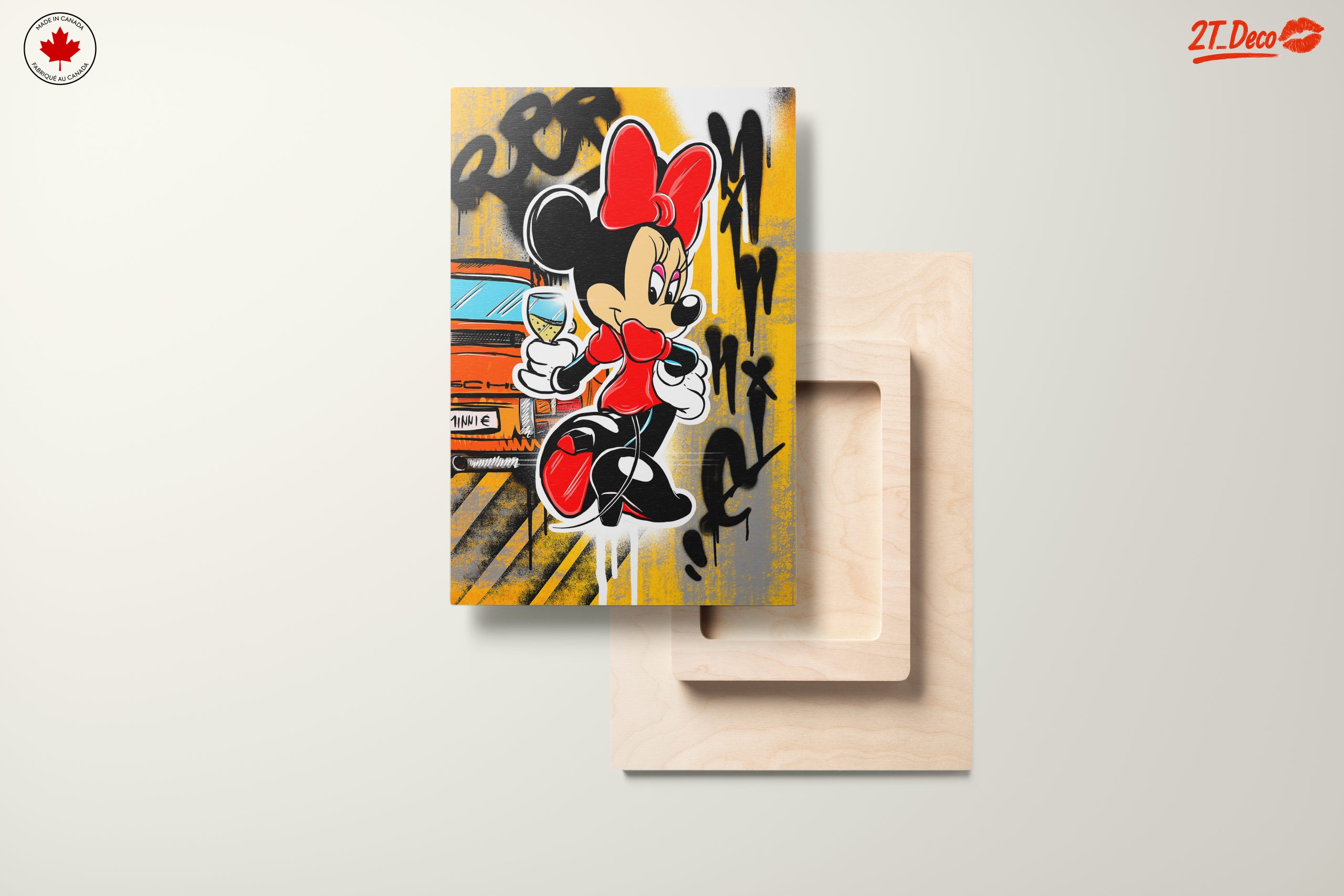 Minnie Mouse Urban Style Art - Image 11