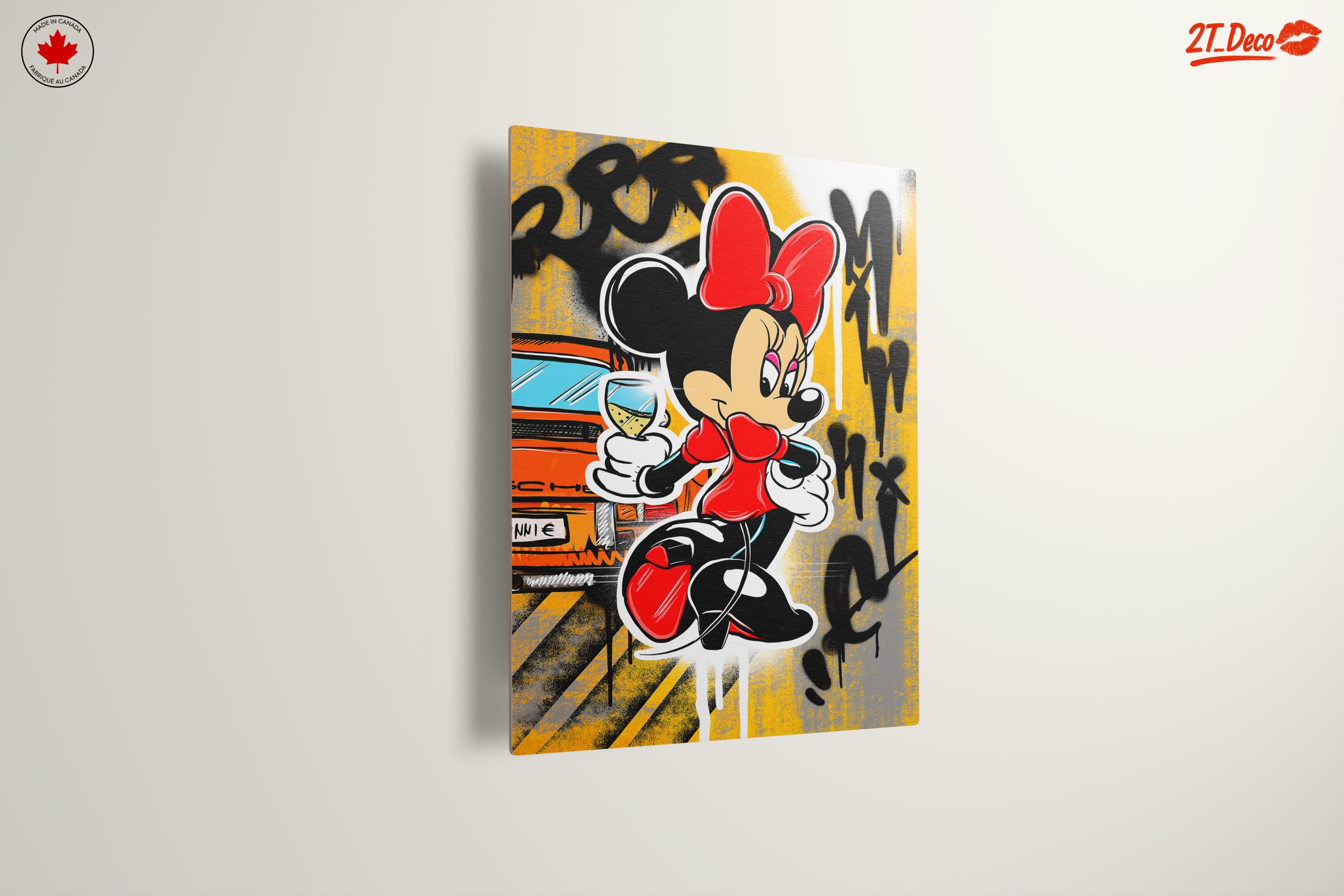 Minnie Mouse Urban Style Art - Image 13