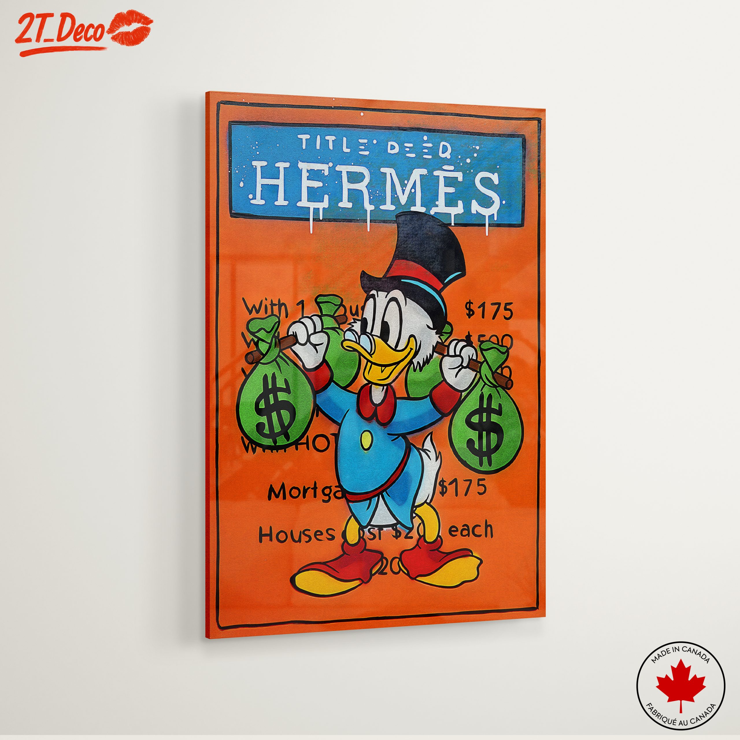 Cartoon Finance Wall Art Featuring Character - Image 6