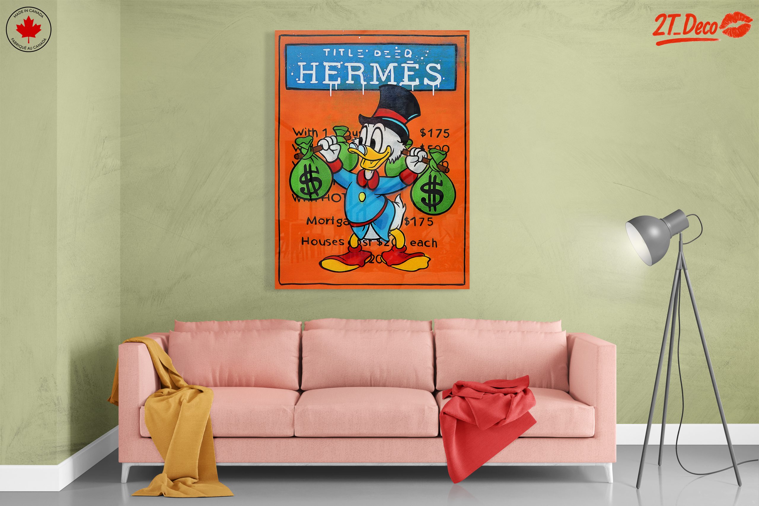 Cartoon Finance Wall Art Featuring Character - Image 7
