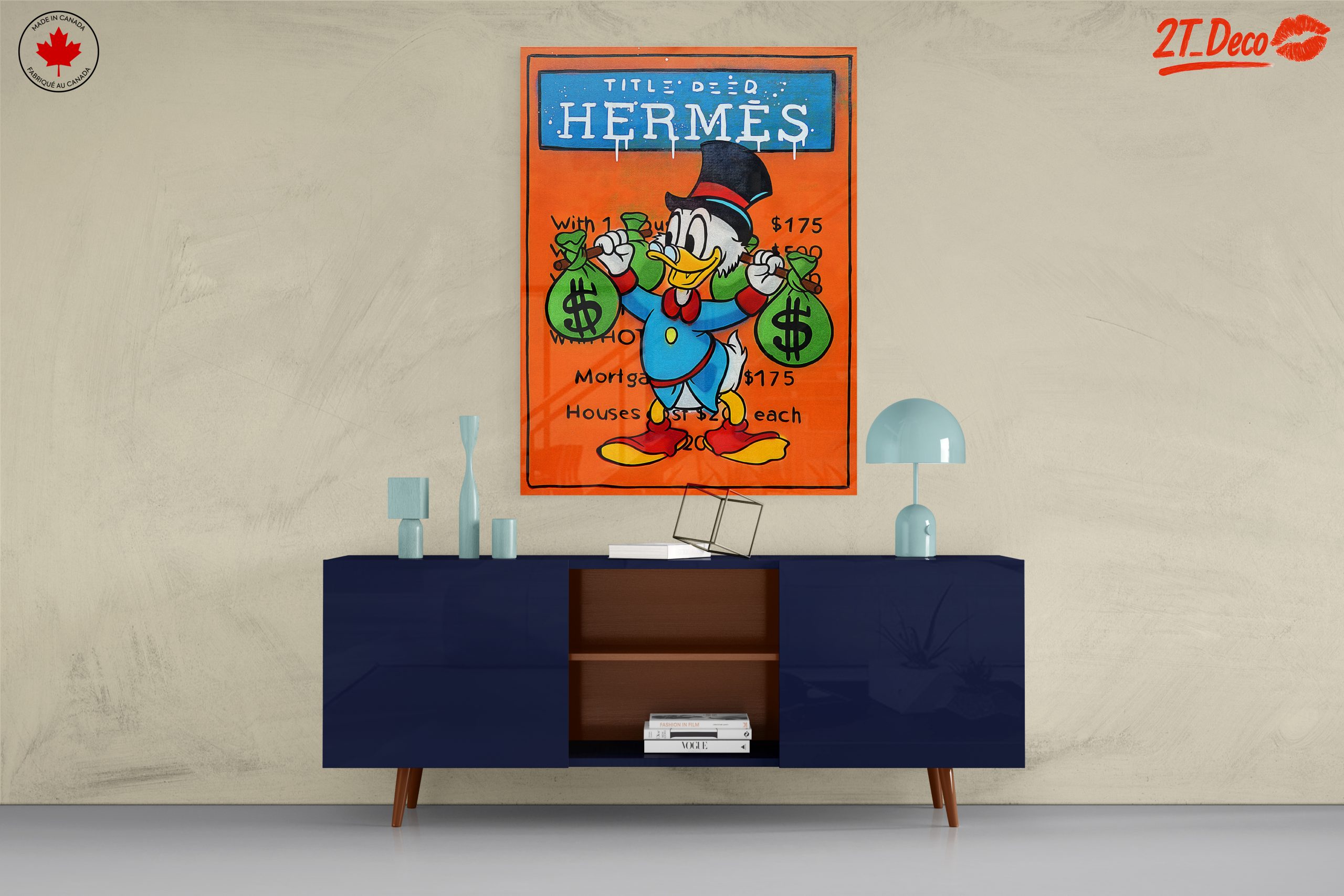 Cartoon Finance Wall Art Featuring Character - Image 8
