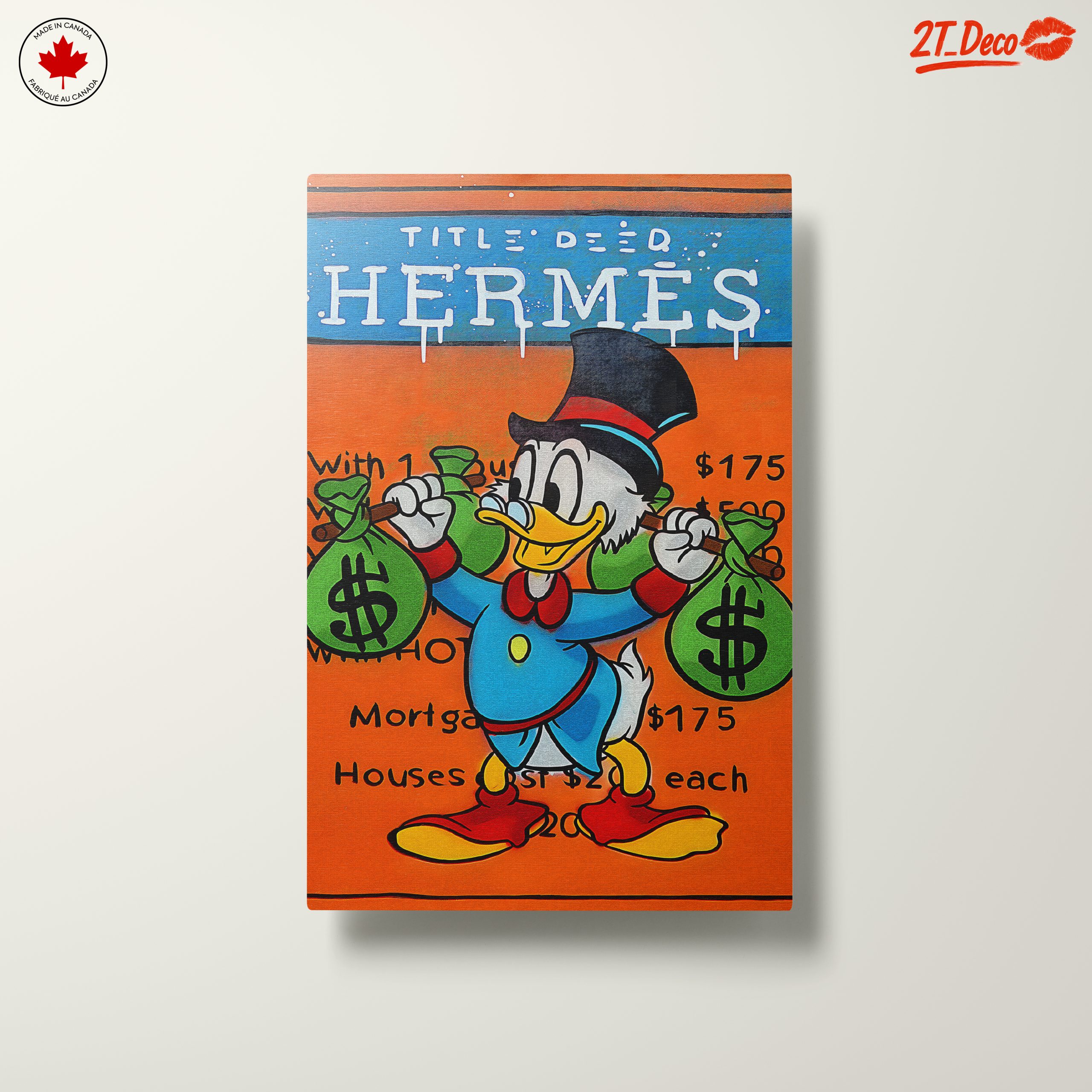 Cartoon Finance Wall Art Featuring Character - Image 10