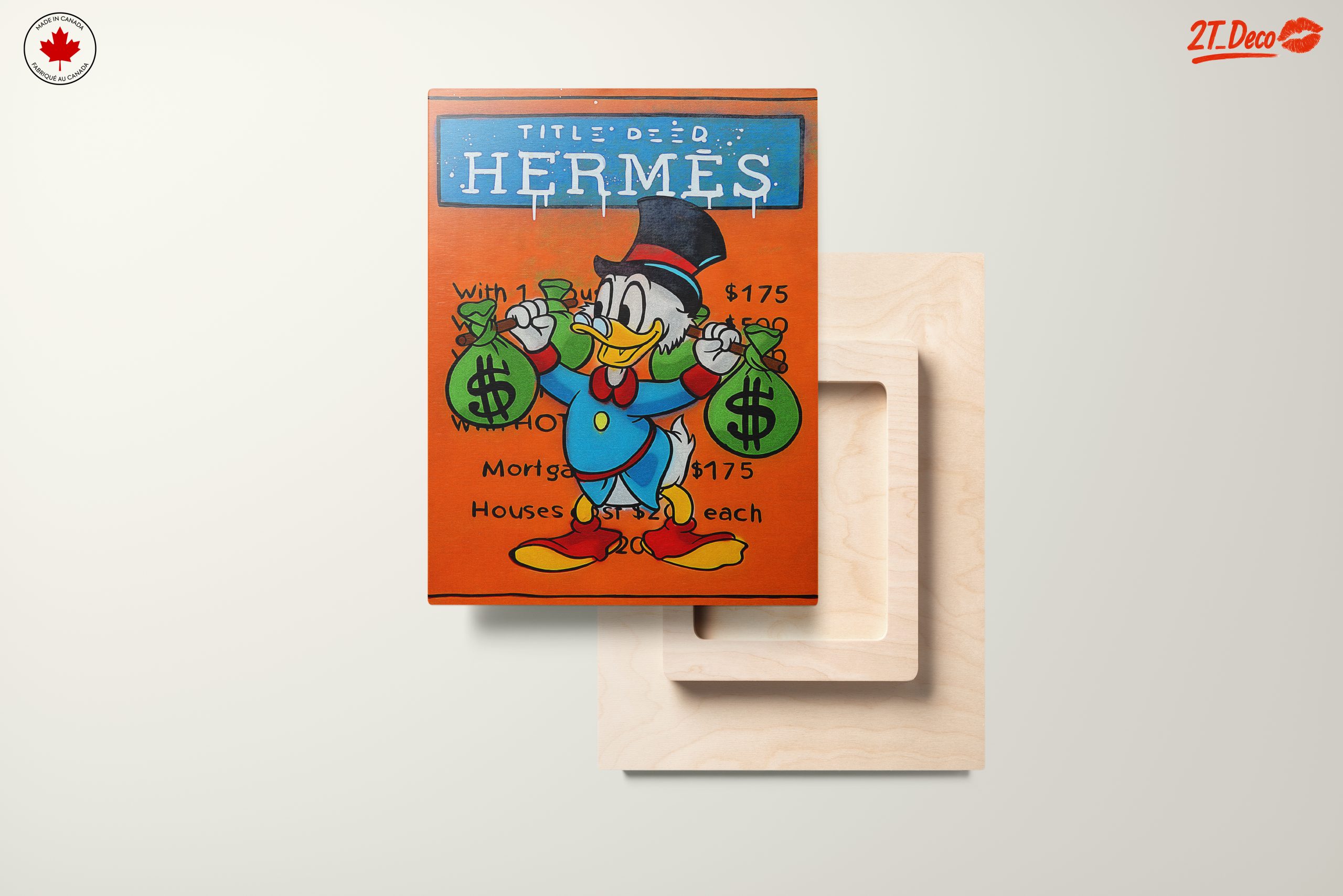 Cartoon Finance Wall Art Featuring Character - Image 11