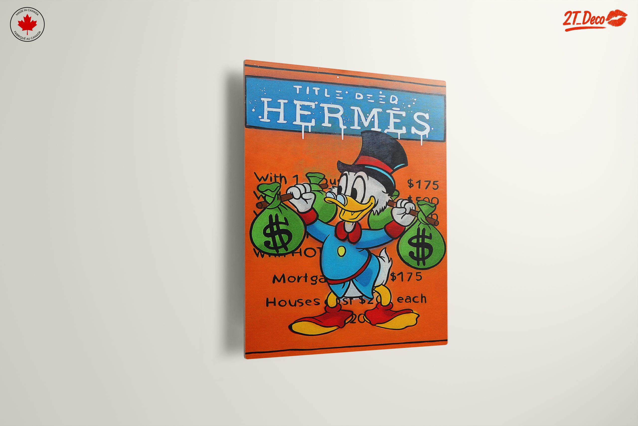 Cartoon Finance Wall Art Featuring Character - Image 13