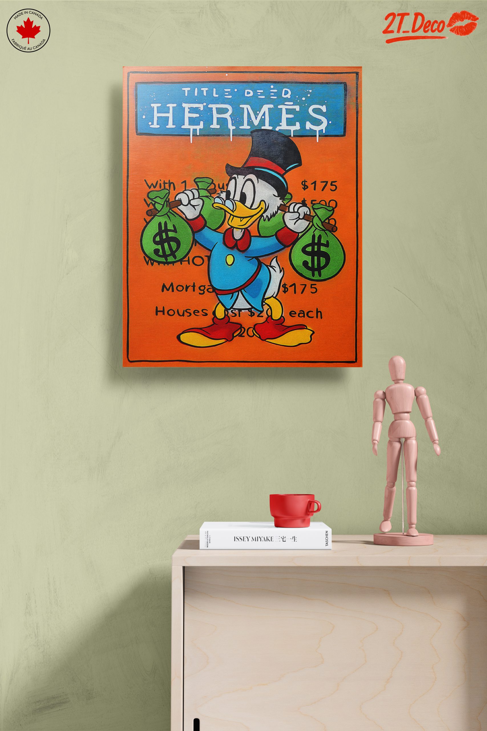Cartoon Finance Wall Art Featuring Character - Image 14