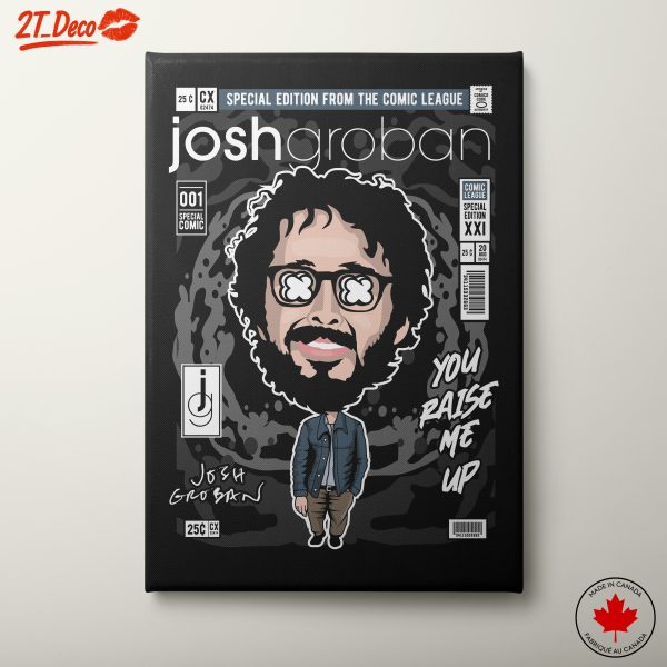 Stylized Artwork of Josh Groban