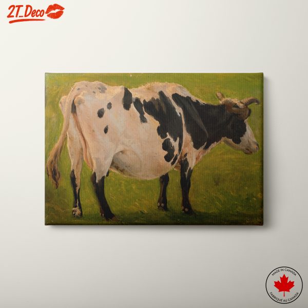 Black And White Cow Art