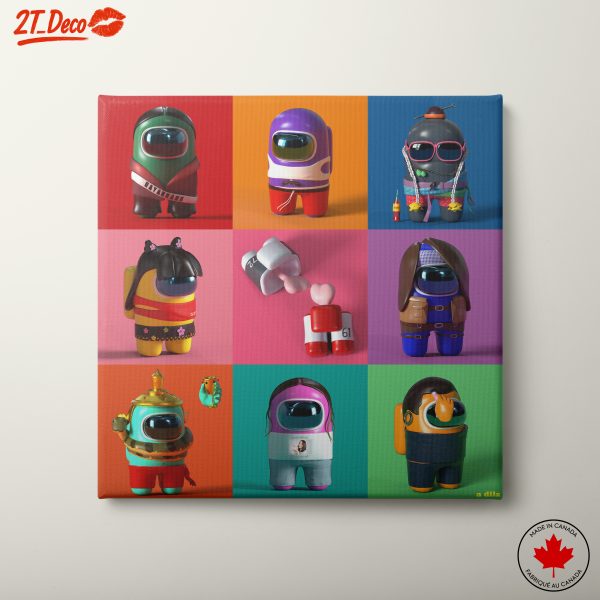 Vibrant Character Art with Playful Designs
