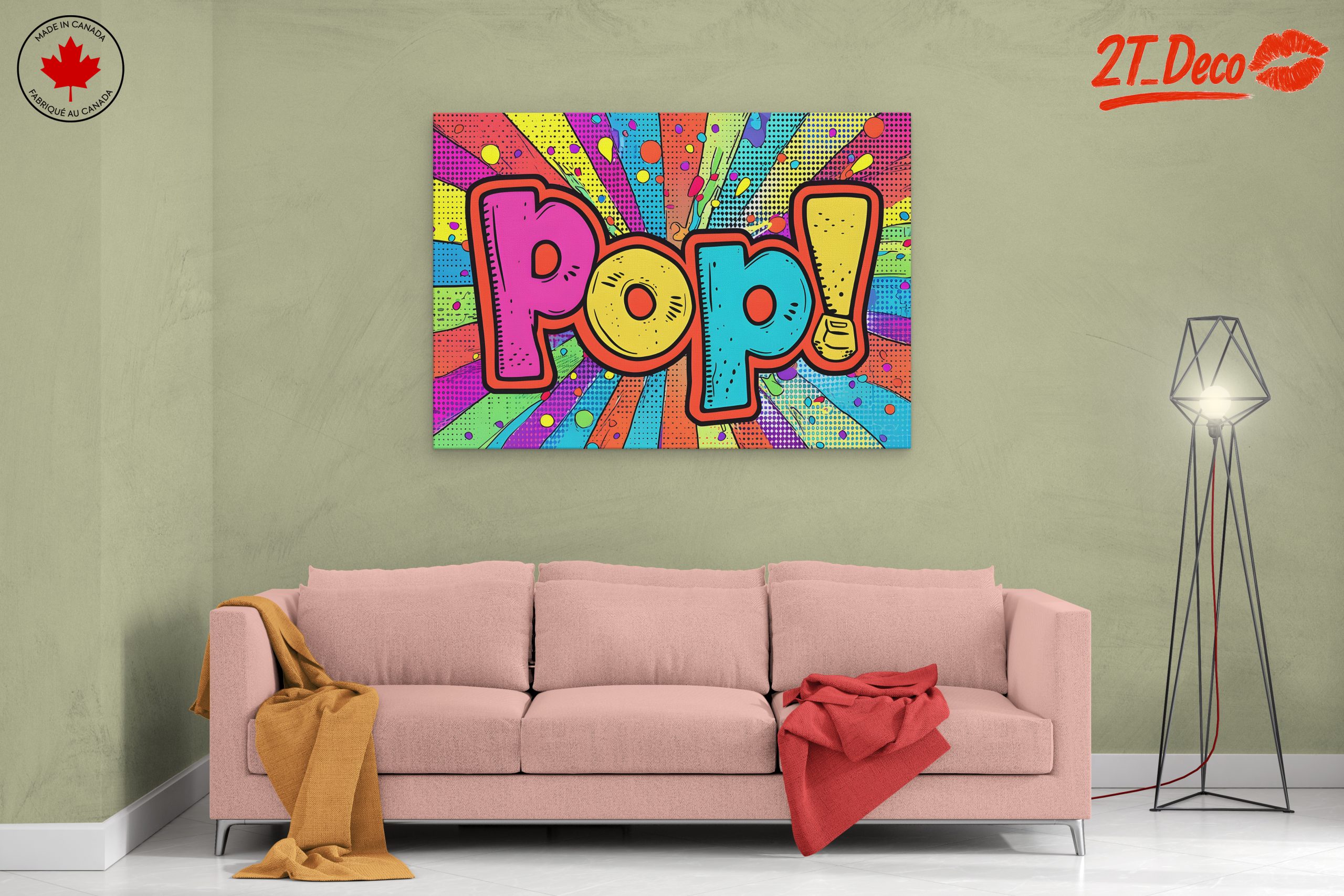 Colorful Pop Art Style Decor - Image 2