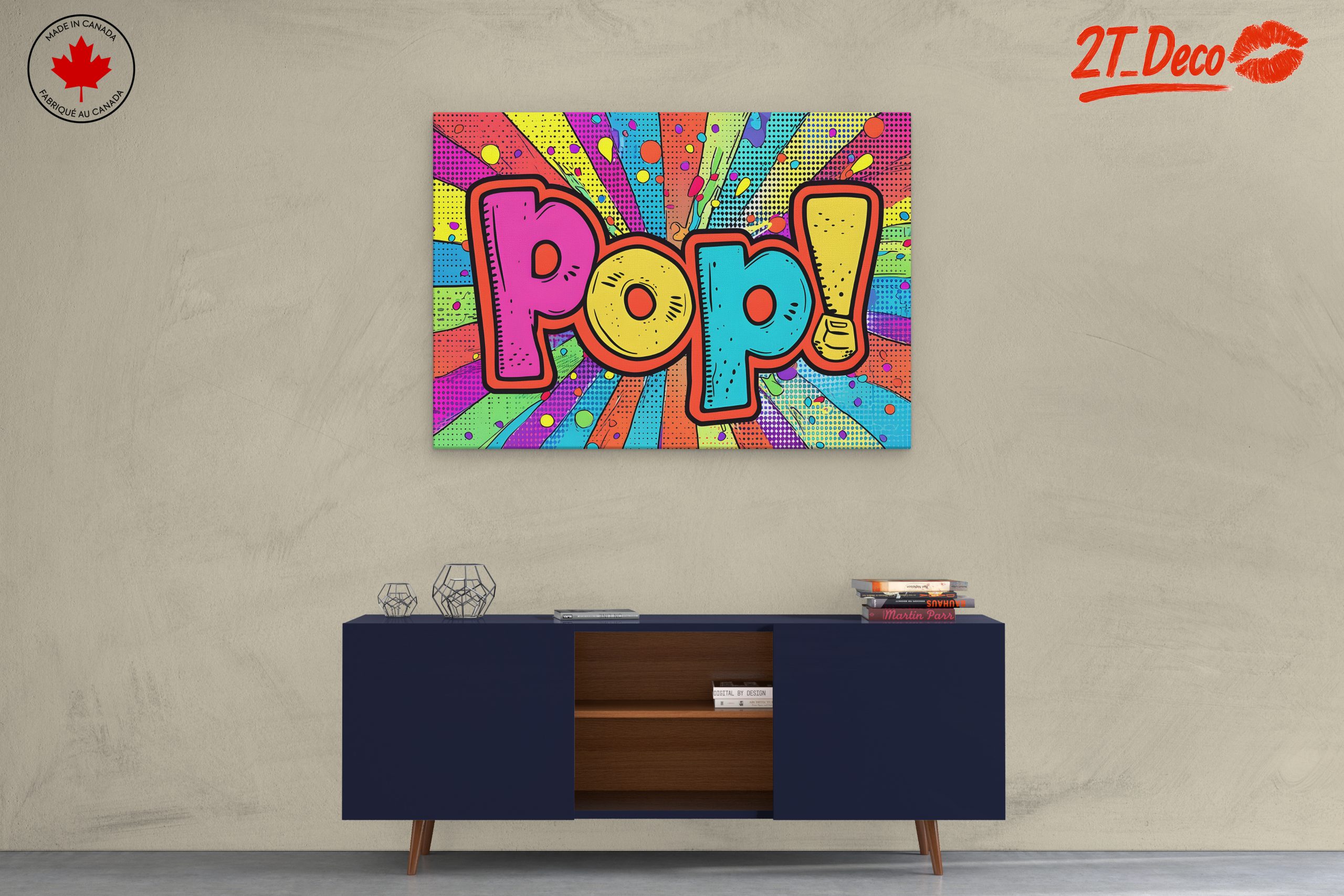 Colorful Pop Art Style Decor - Image 3
