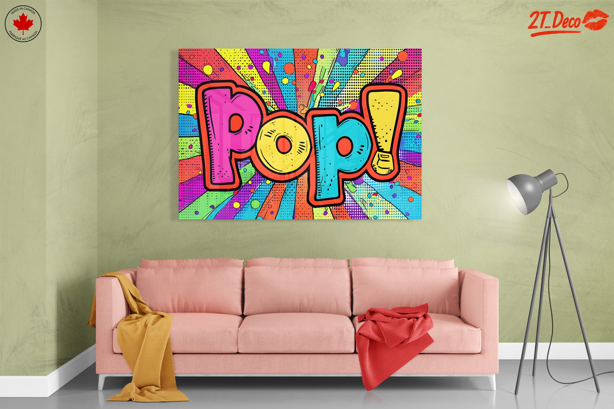 Colorful Pop Art Style Decor - Image 7